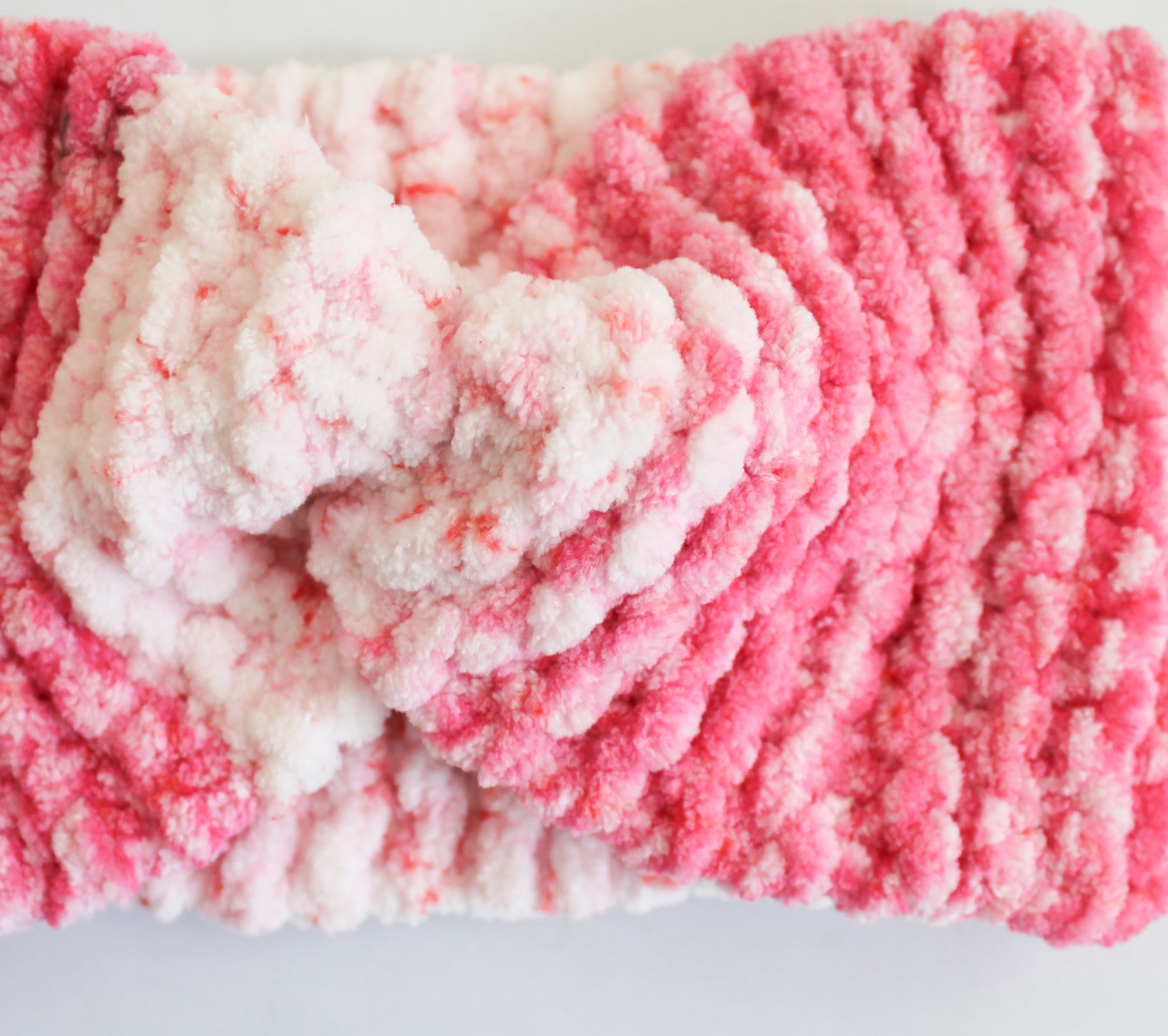 Woonie Handmade Woollen Twisted Headband - Pink