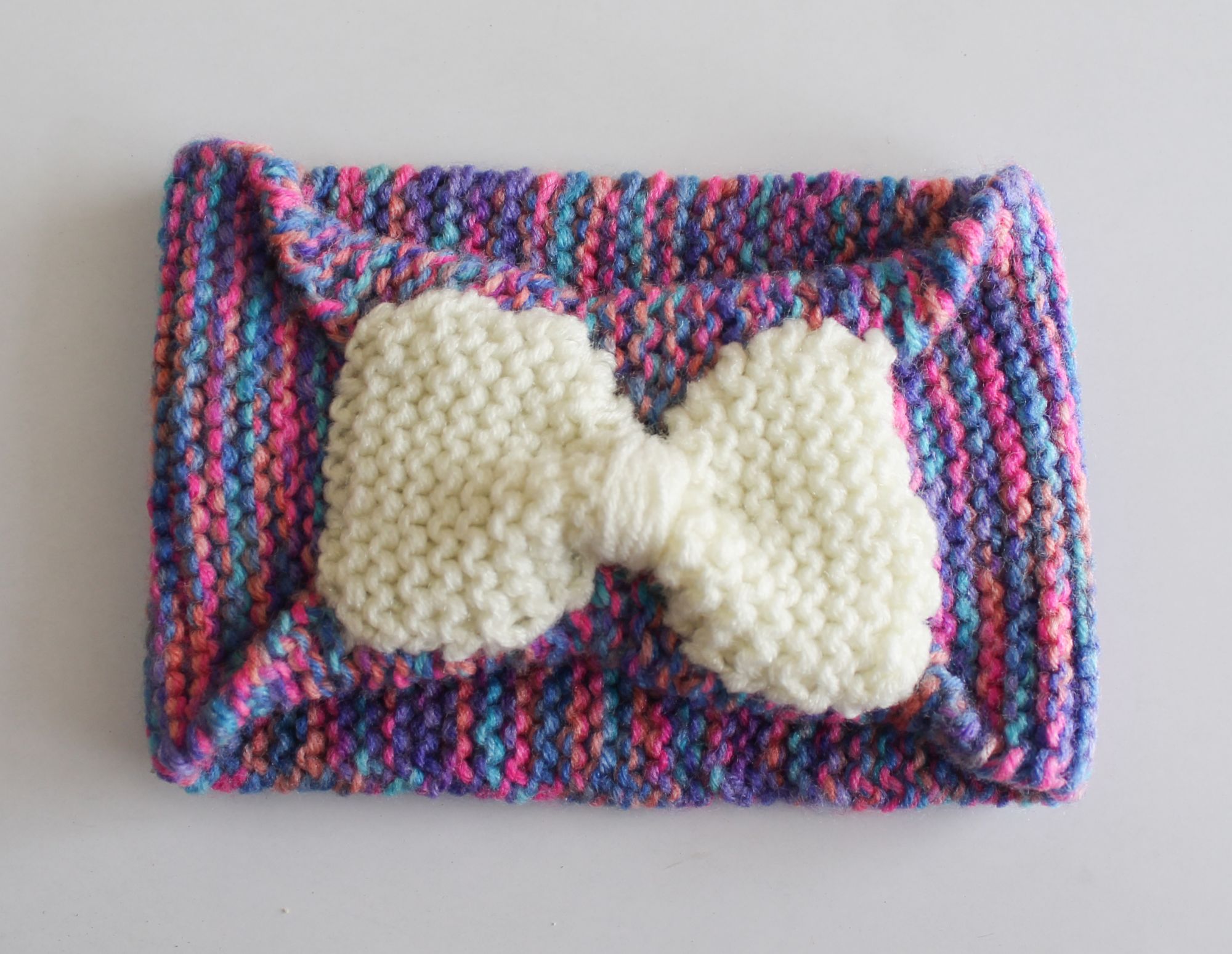 Woonie Handmade Woollen Twisted Headband - Purple