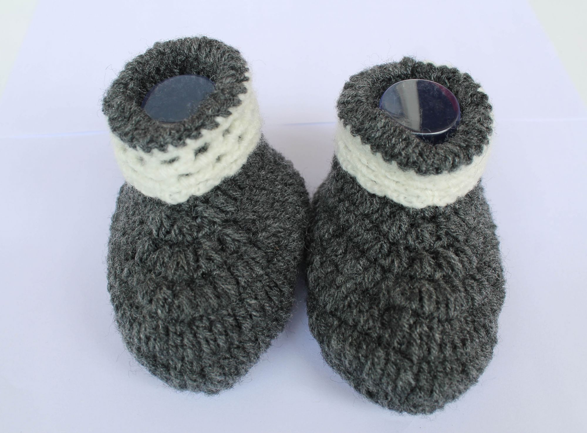 Woonie Handmade Booties - Grey