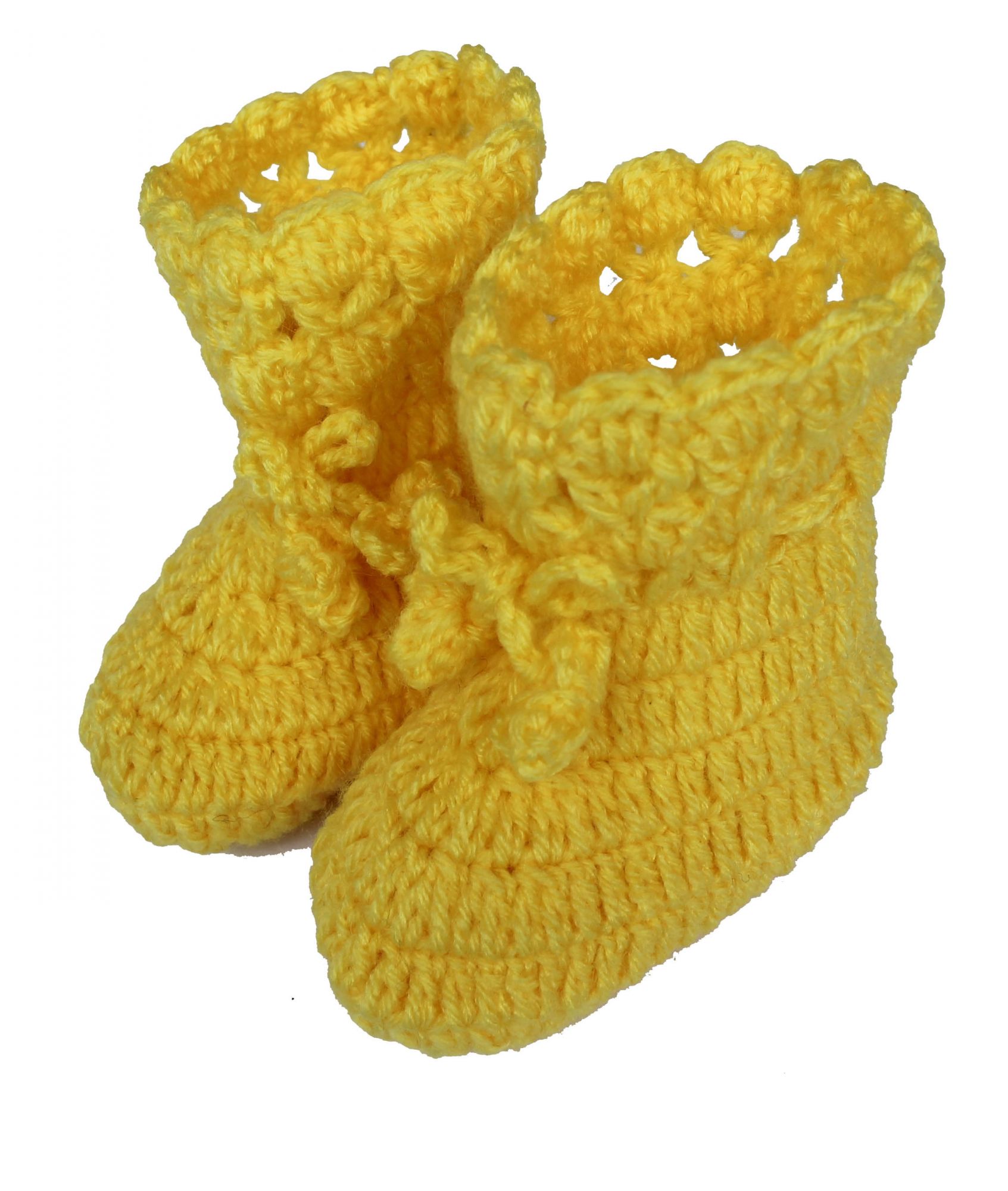 Woonie Handmade Booties-Yellow
