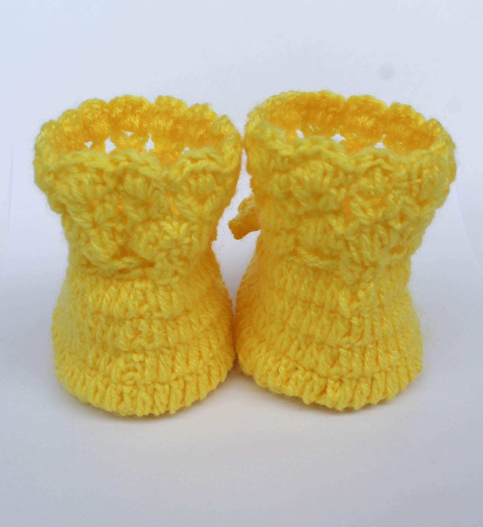 Woonie Handmade Booties-Yellow