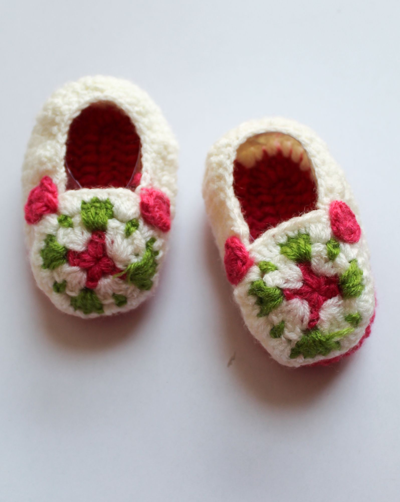 Woonie Handmade Booties - Cream
