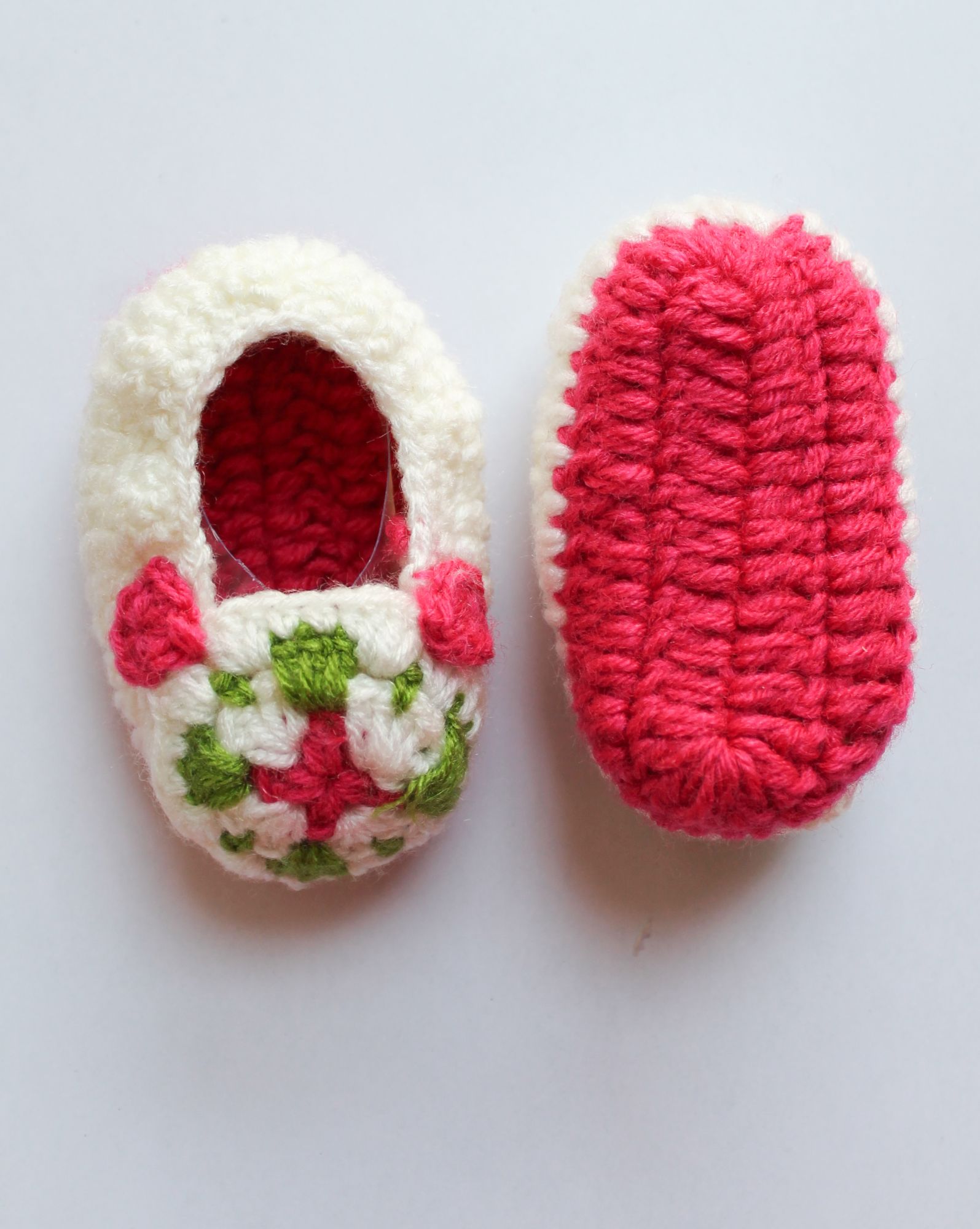 Woonie Handmade Booties - Cream