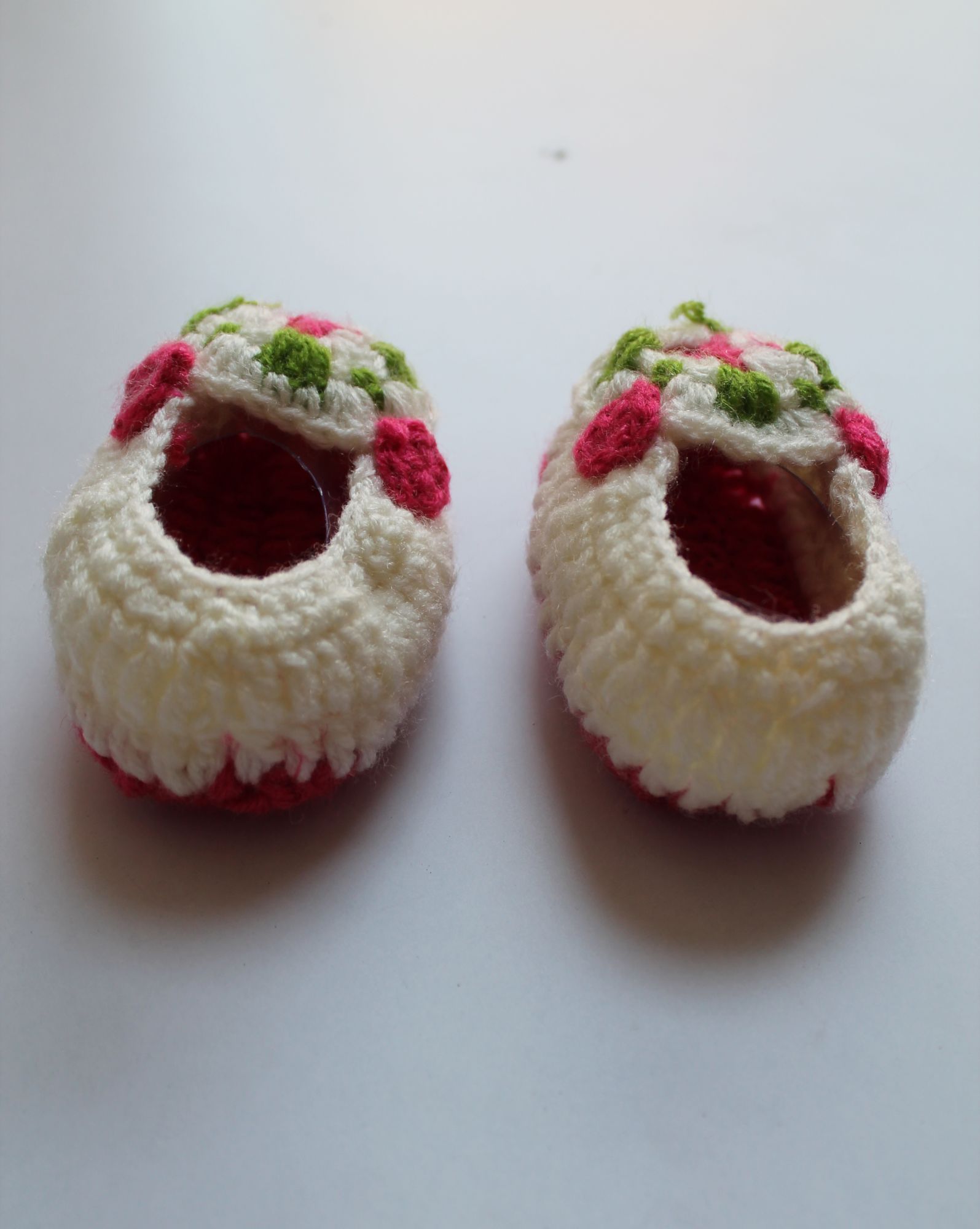 Woonie Handmade Booties - Cream