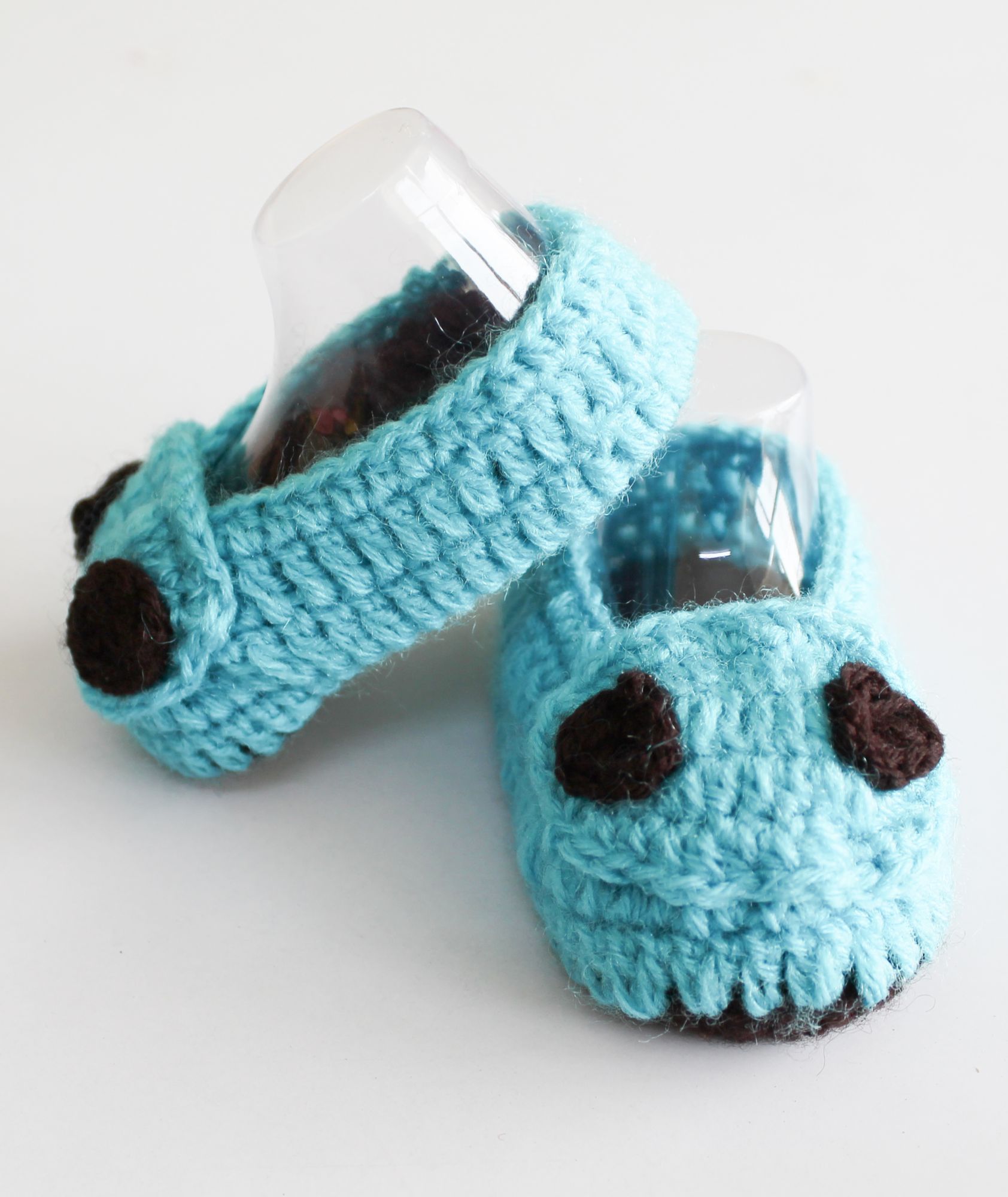 Woonie Handmade Booties - Blue