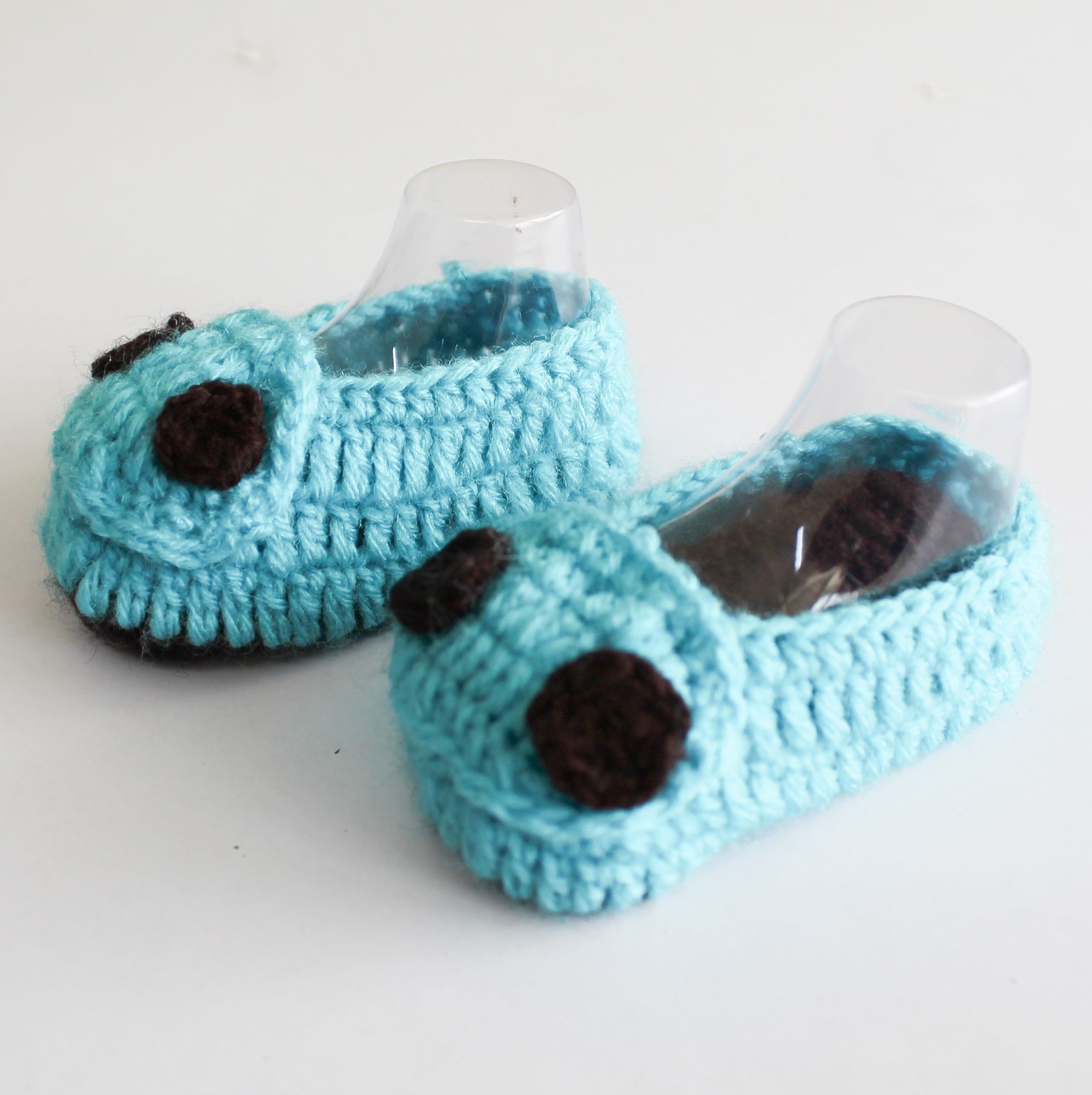 Woonie Handmade Booties - Blue