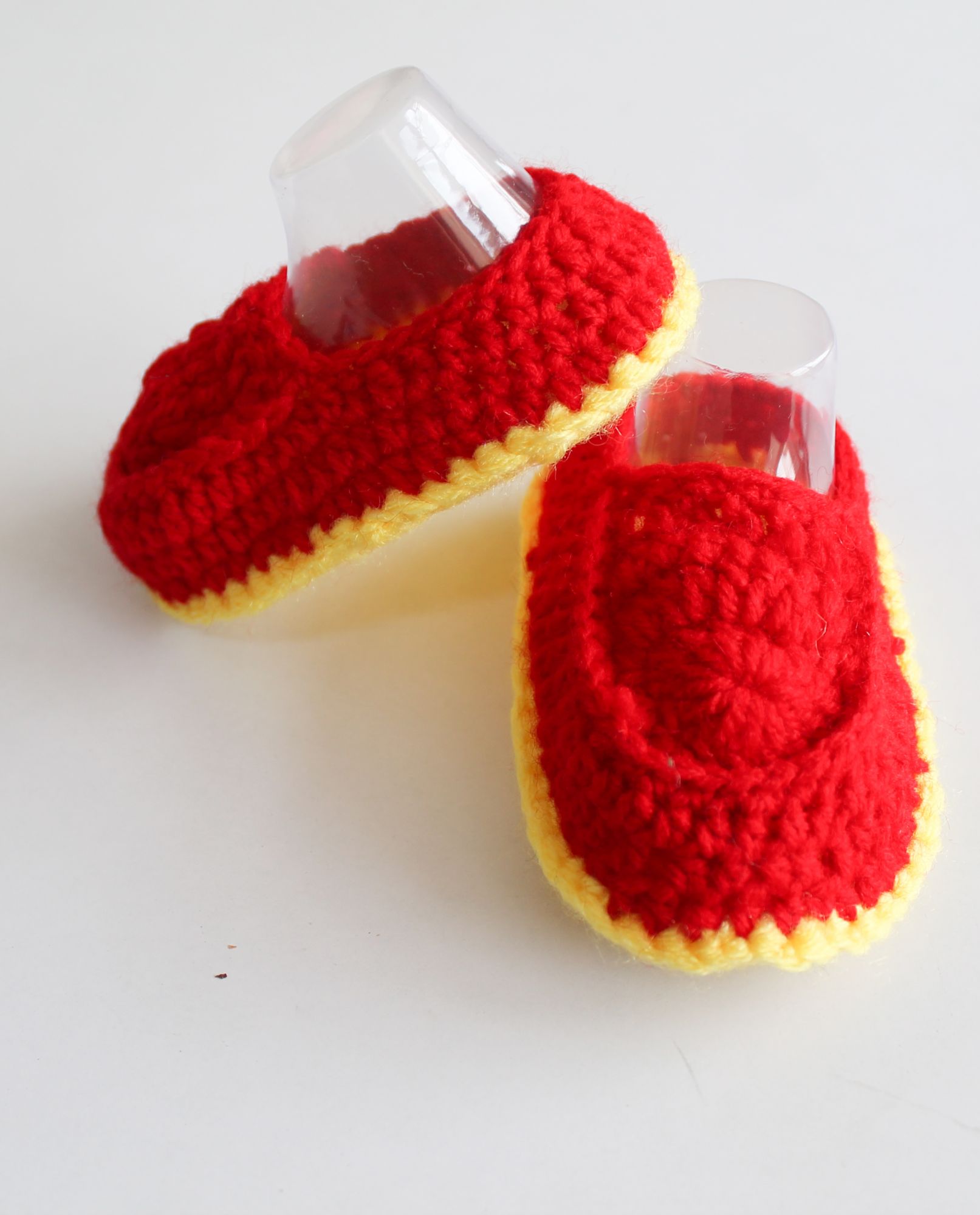 Woonie Handmade Booties - Red