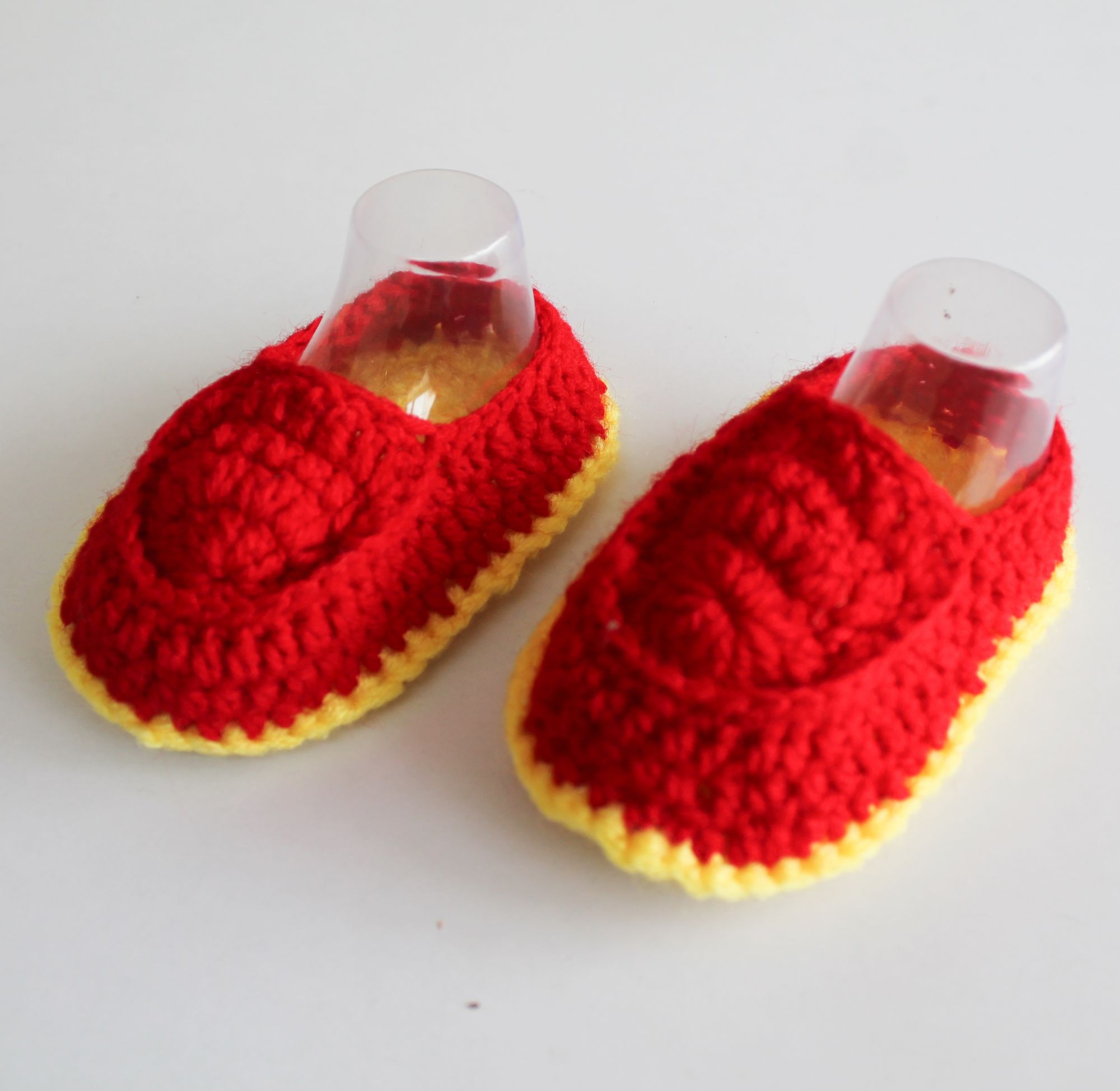 Woonie Handmade Booties - Red
