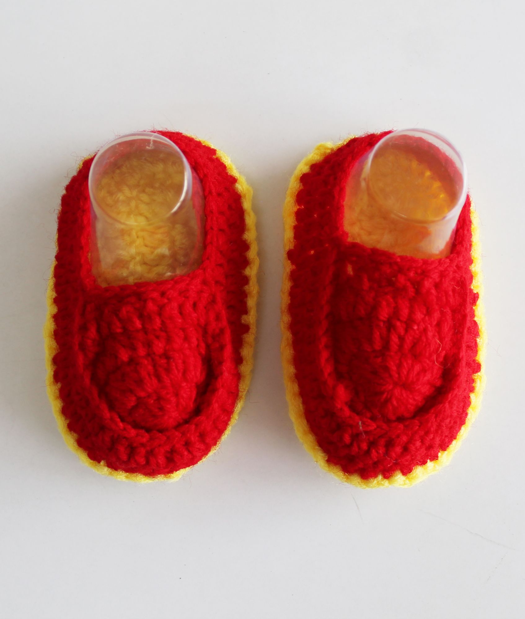 Woonie Handmade Booties - Red