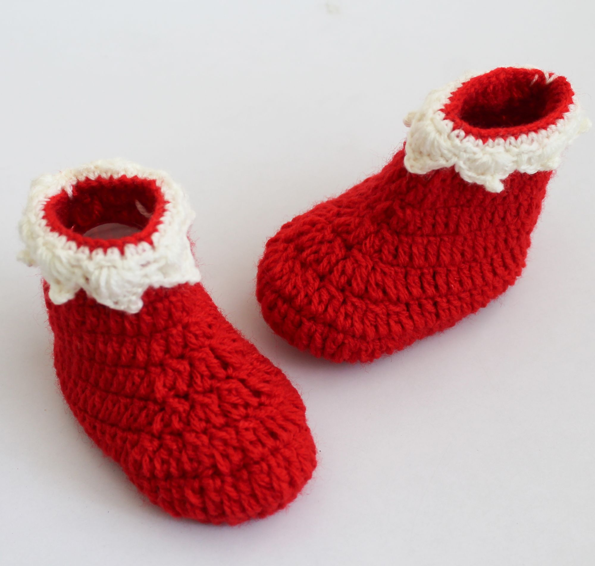 Woonie Handmade Booties - Red