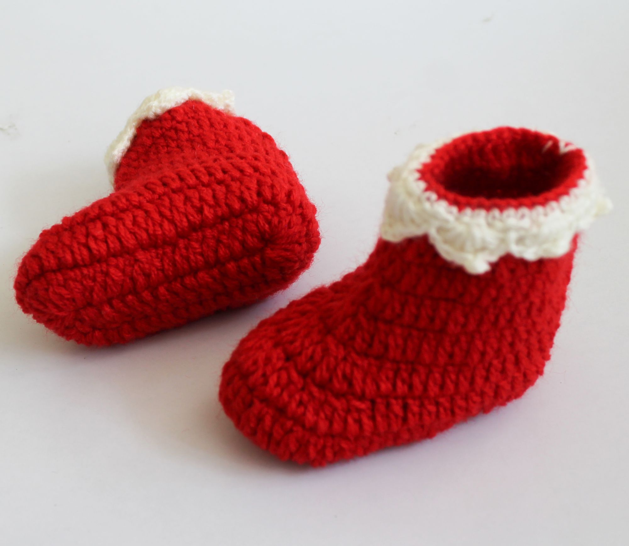 Woonie Handmade Booties - Red