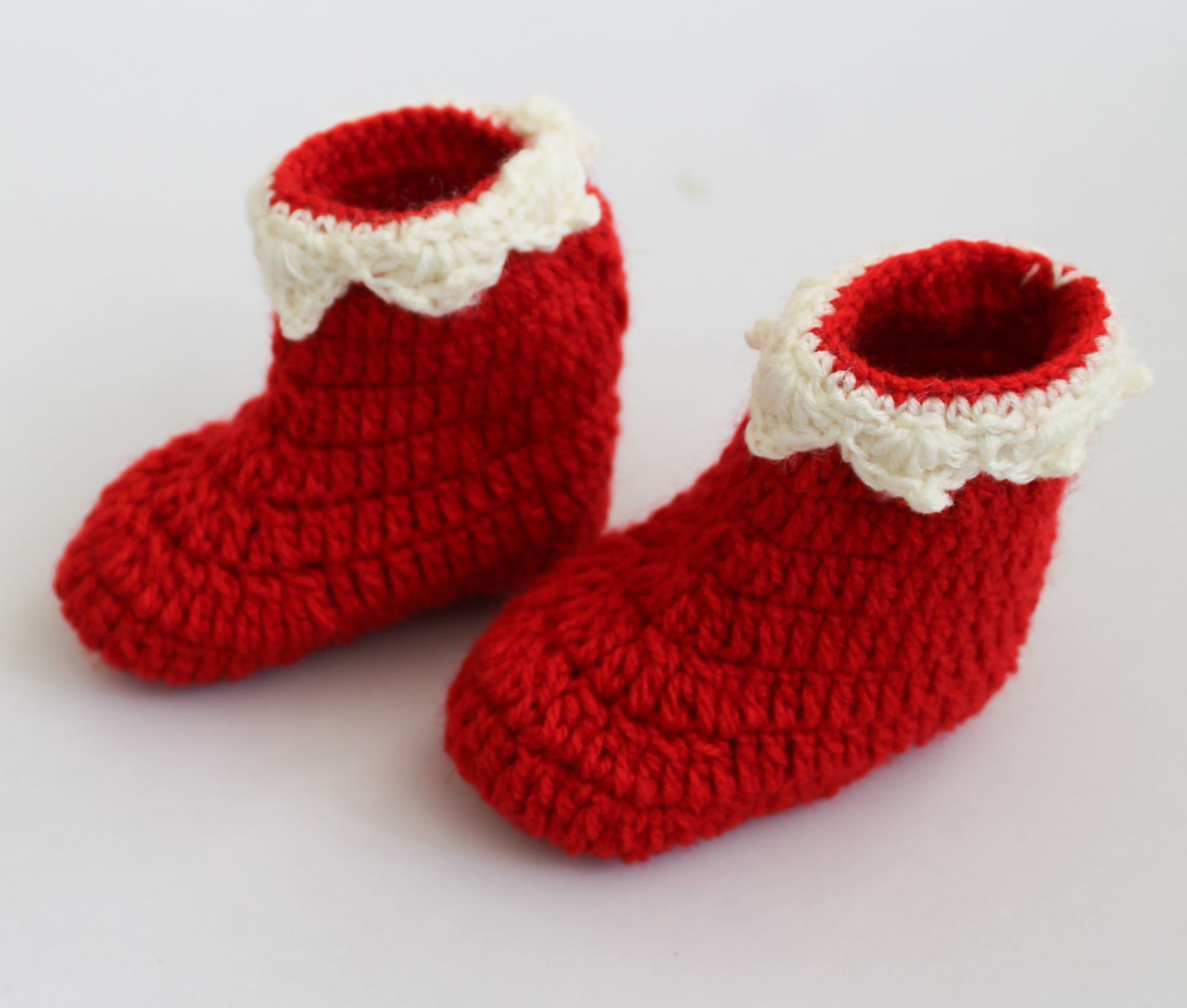 Woonie Handmade Booties - Red