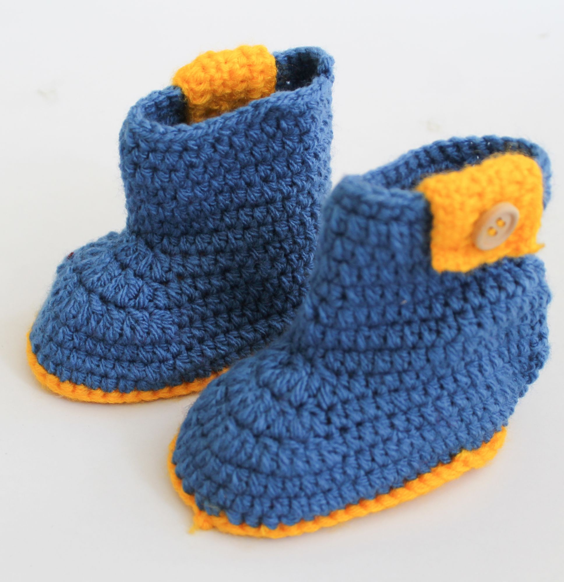 Woonie Handmade Booties - Blue