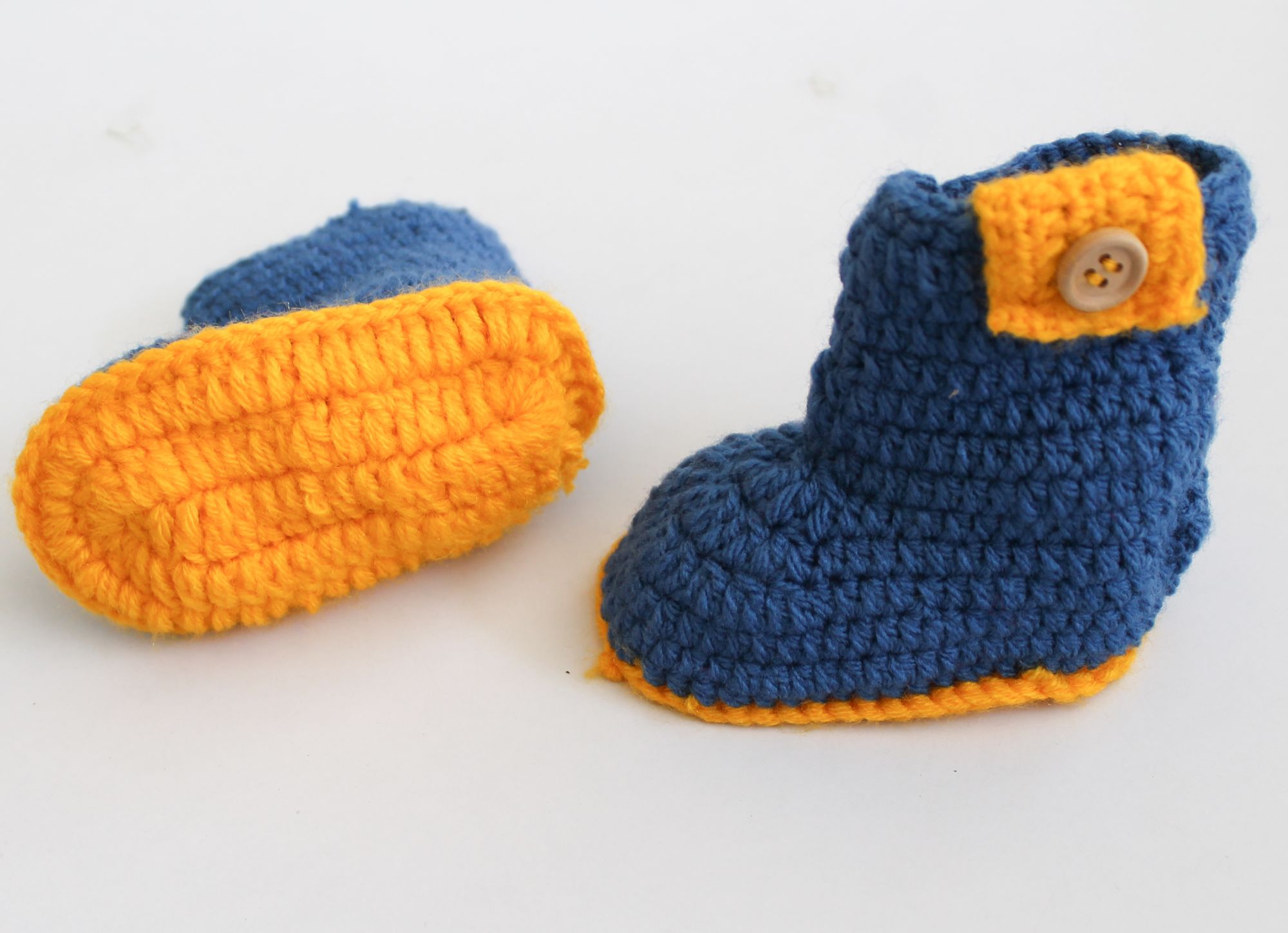 Woonie Handmade Booties - Blue