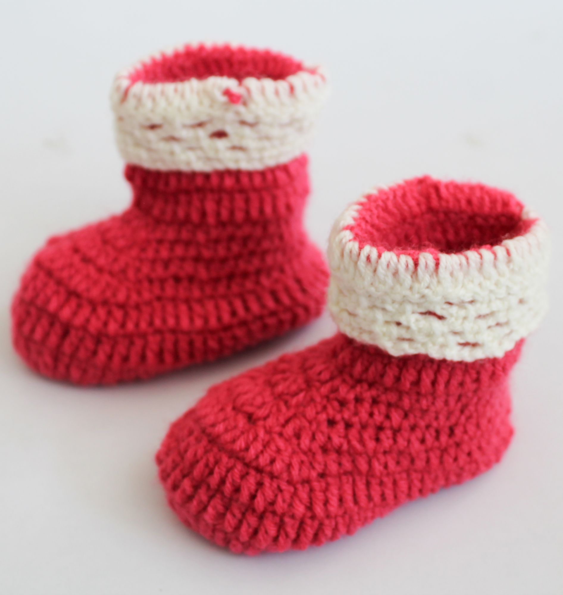 Woonie Handmade Booties - Pink