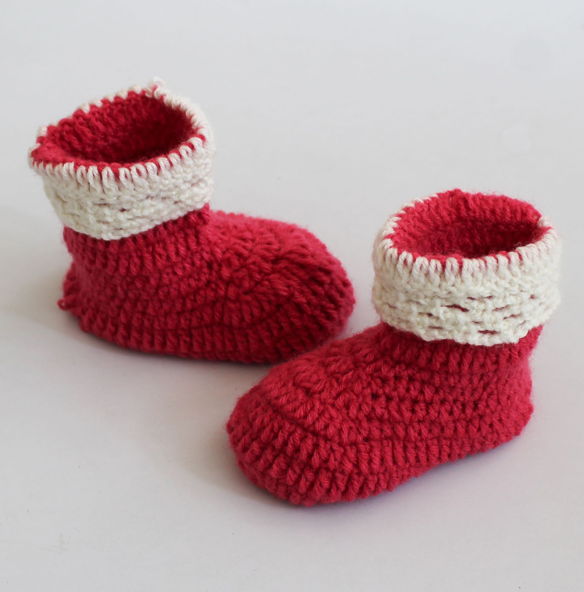 Woonie Handmade Booties - Pink