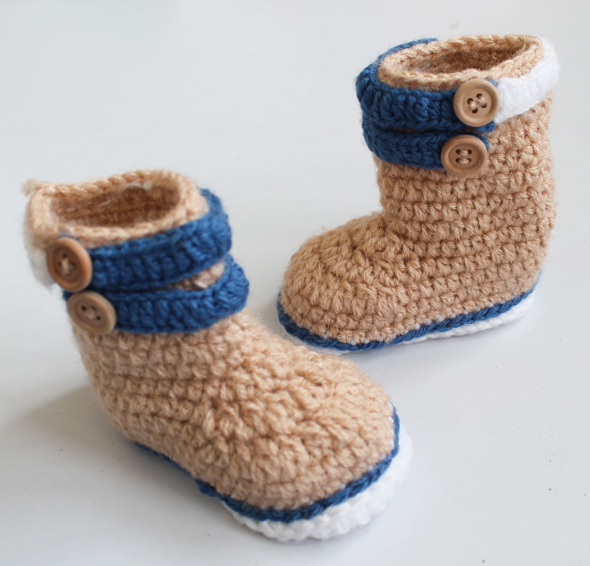 Woonie Handmade Booties - Beige
