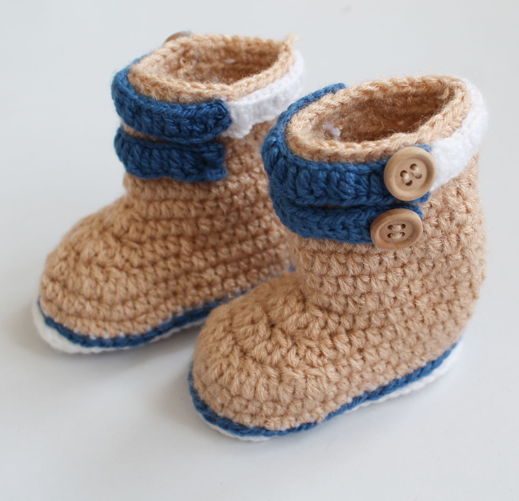 Woonie Handmade Booties - Beige