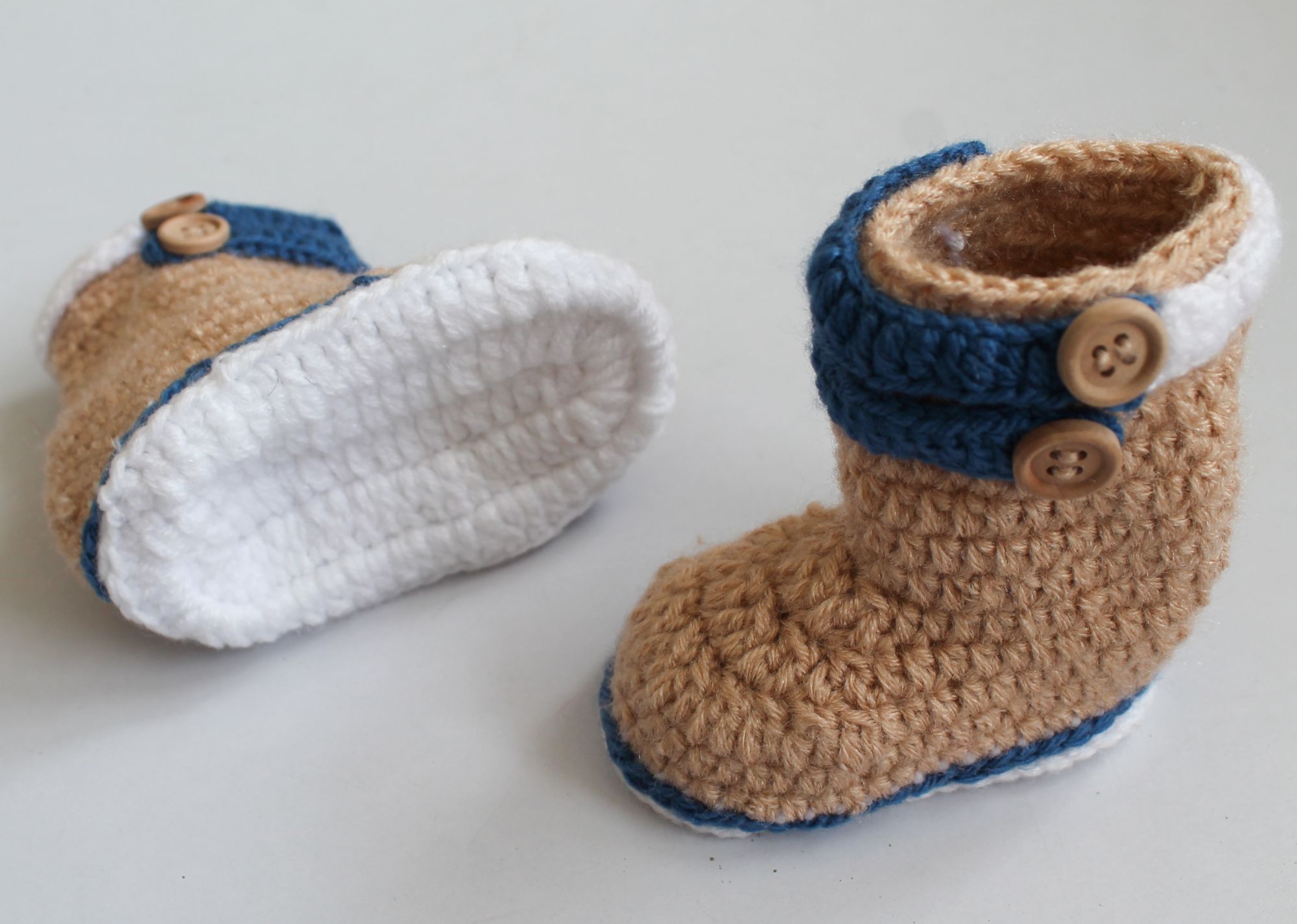 Woonie Handmade Booties - Beige