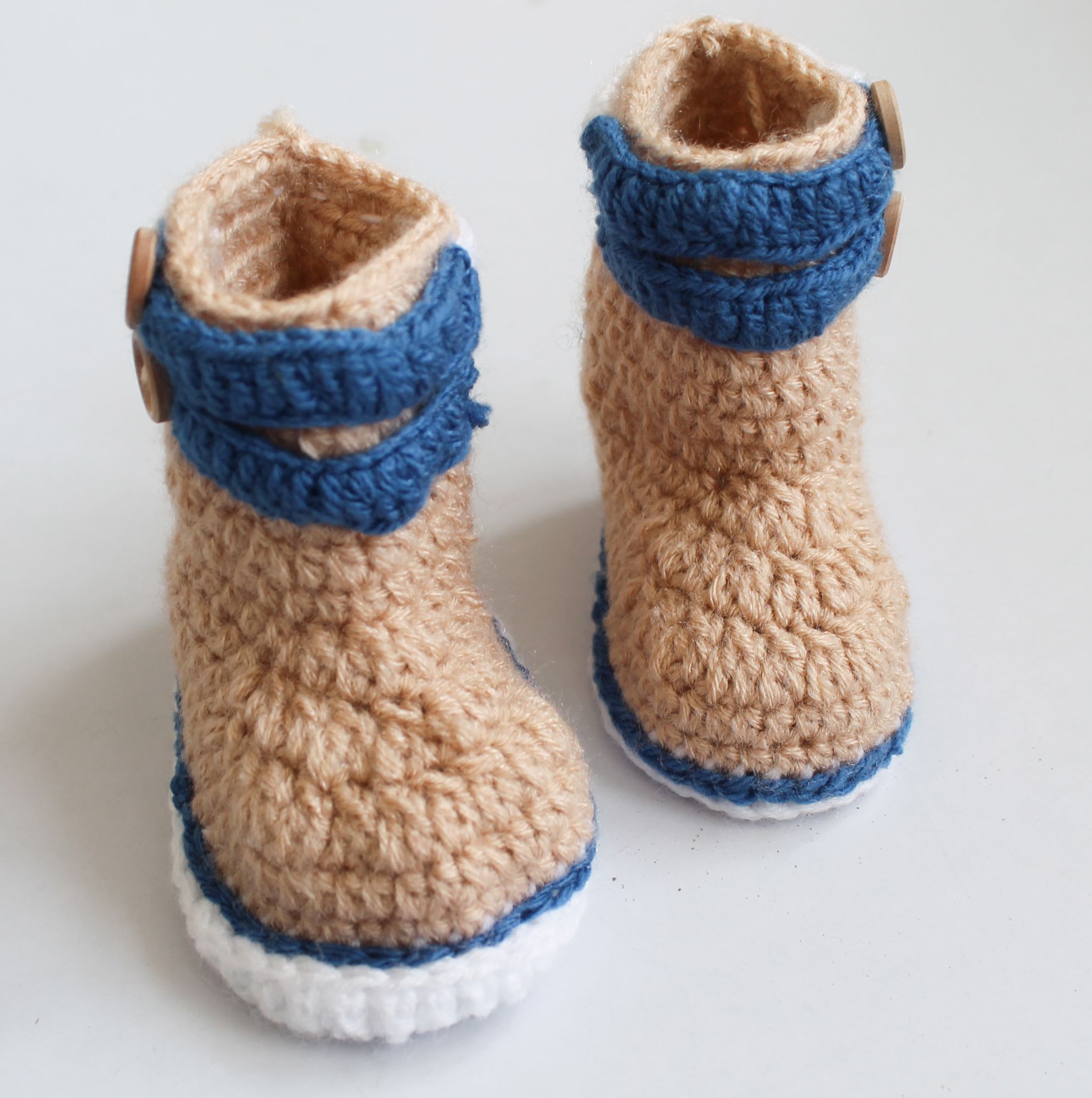 Woonie Handmade Booties - Beige