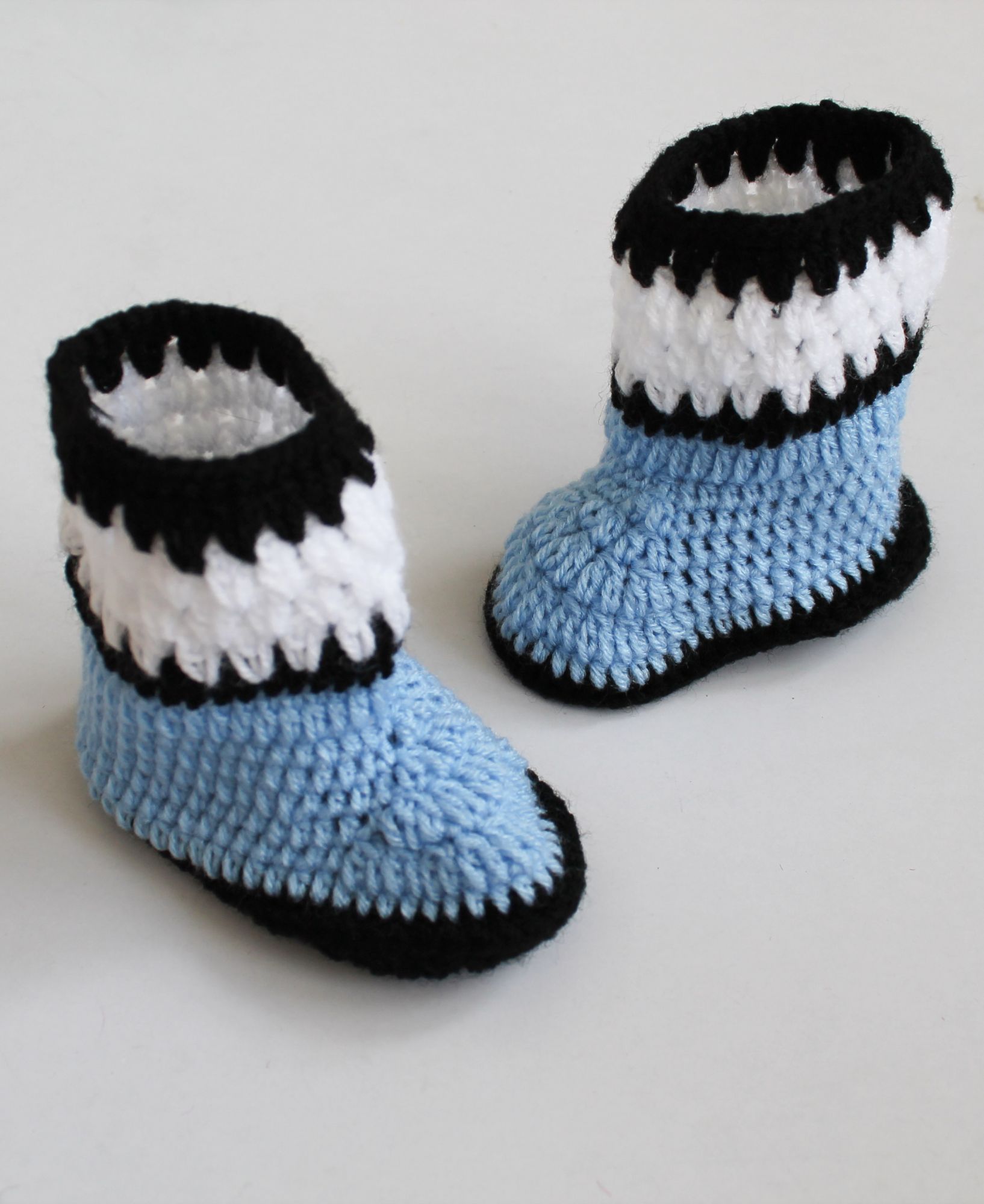 Woonie Handmade Booties - Blue