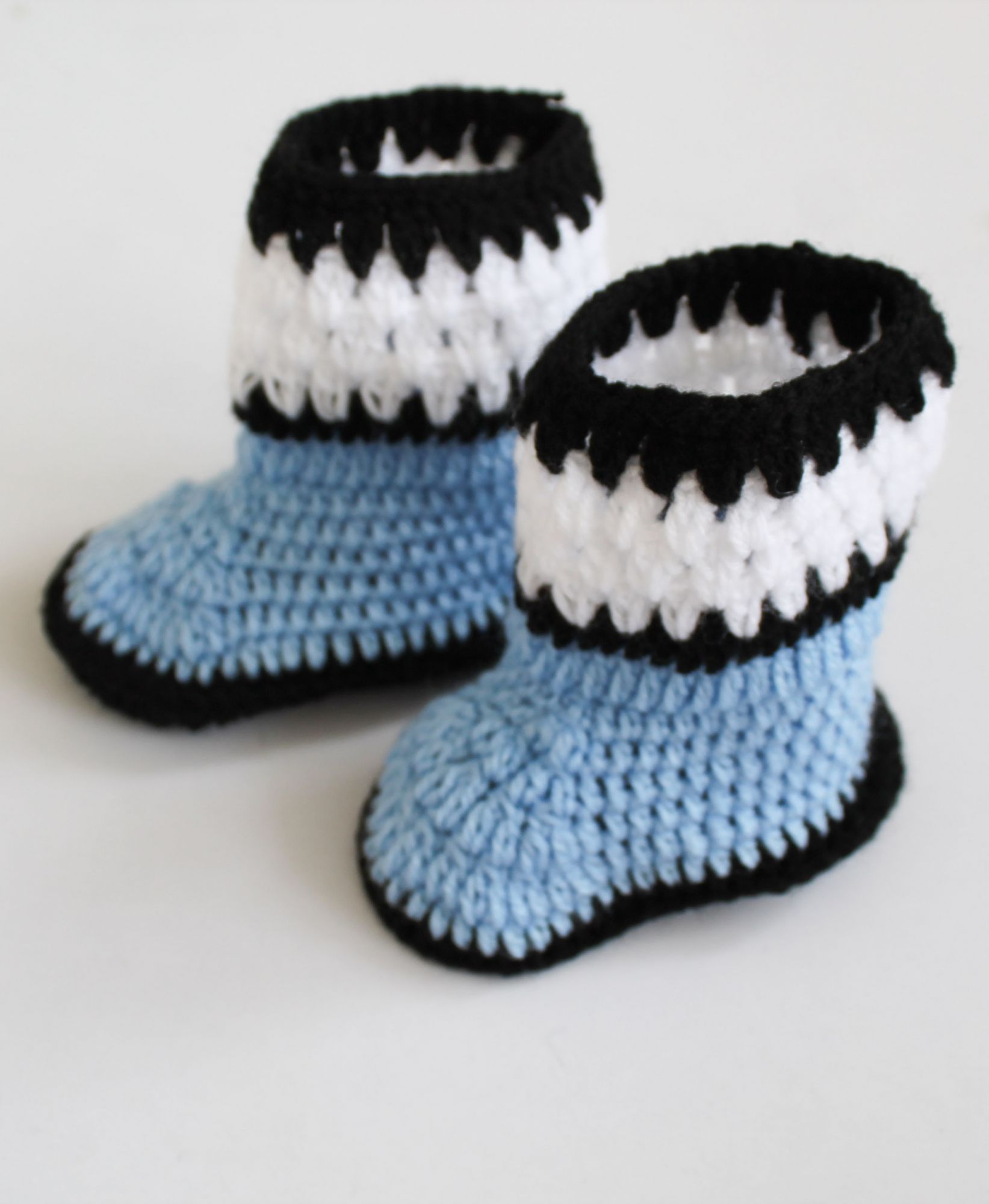 Woonie Handmade Booties - Blue