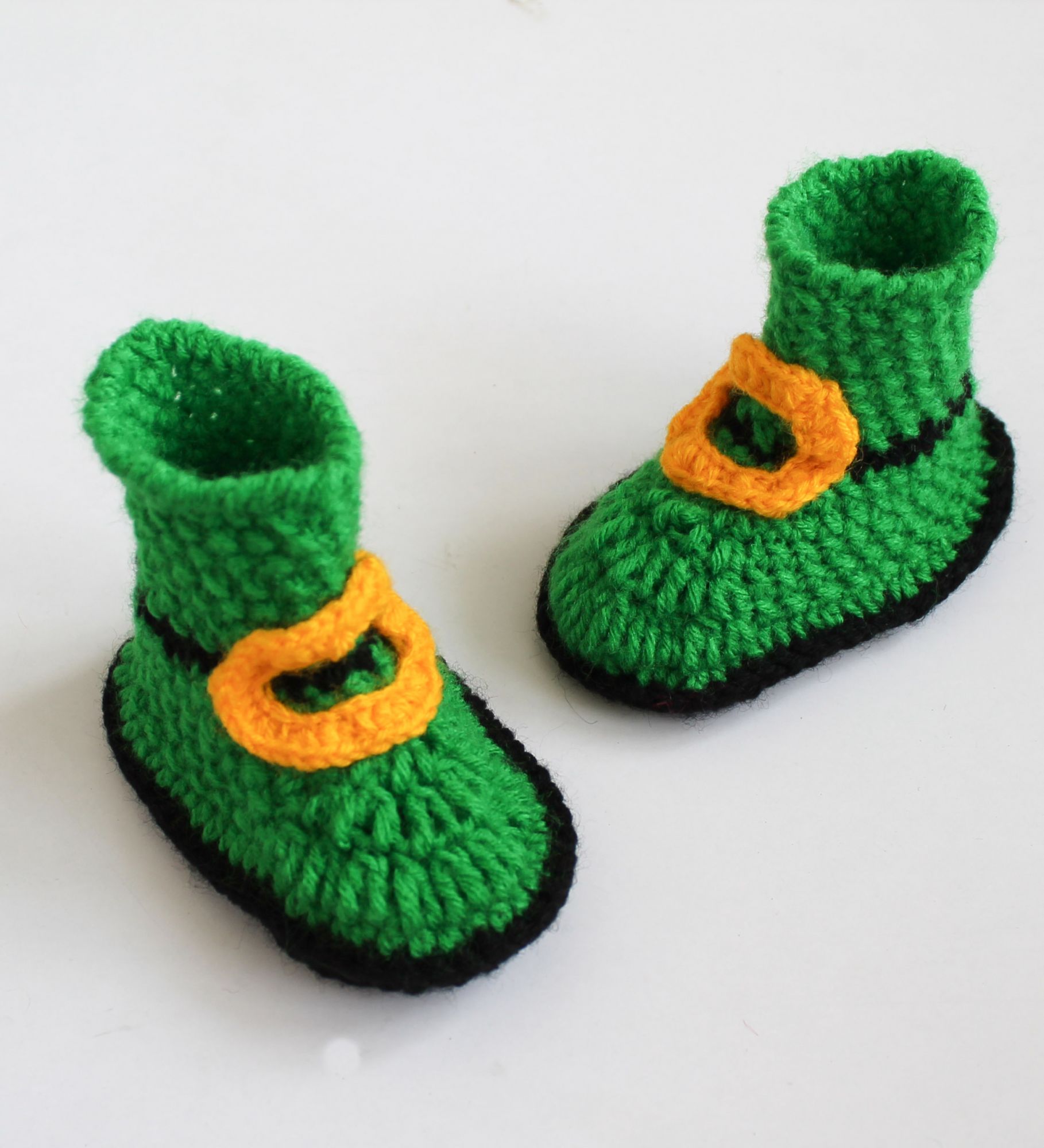 Woonie Handmade Booties - Green