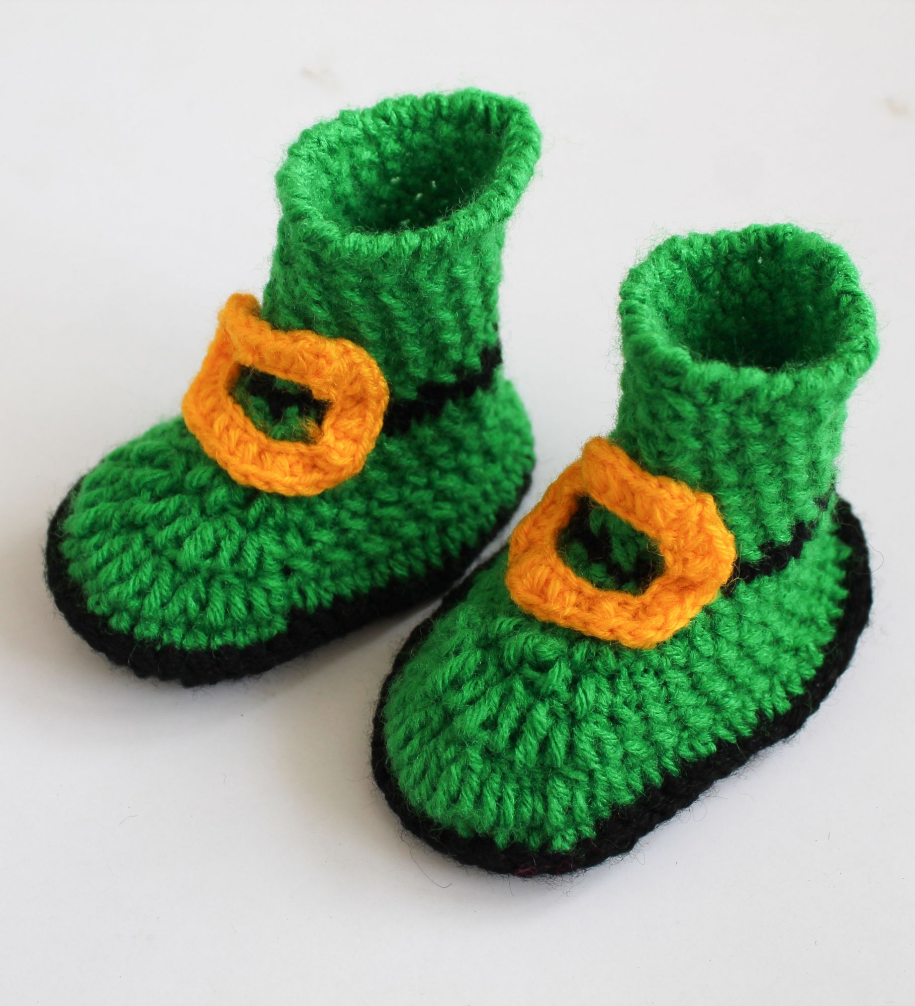 Woonie Handmade Booties - Green