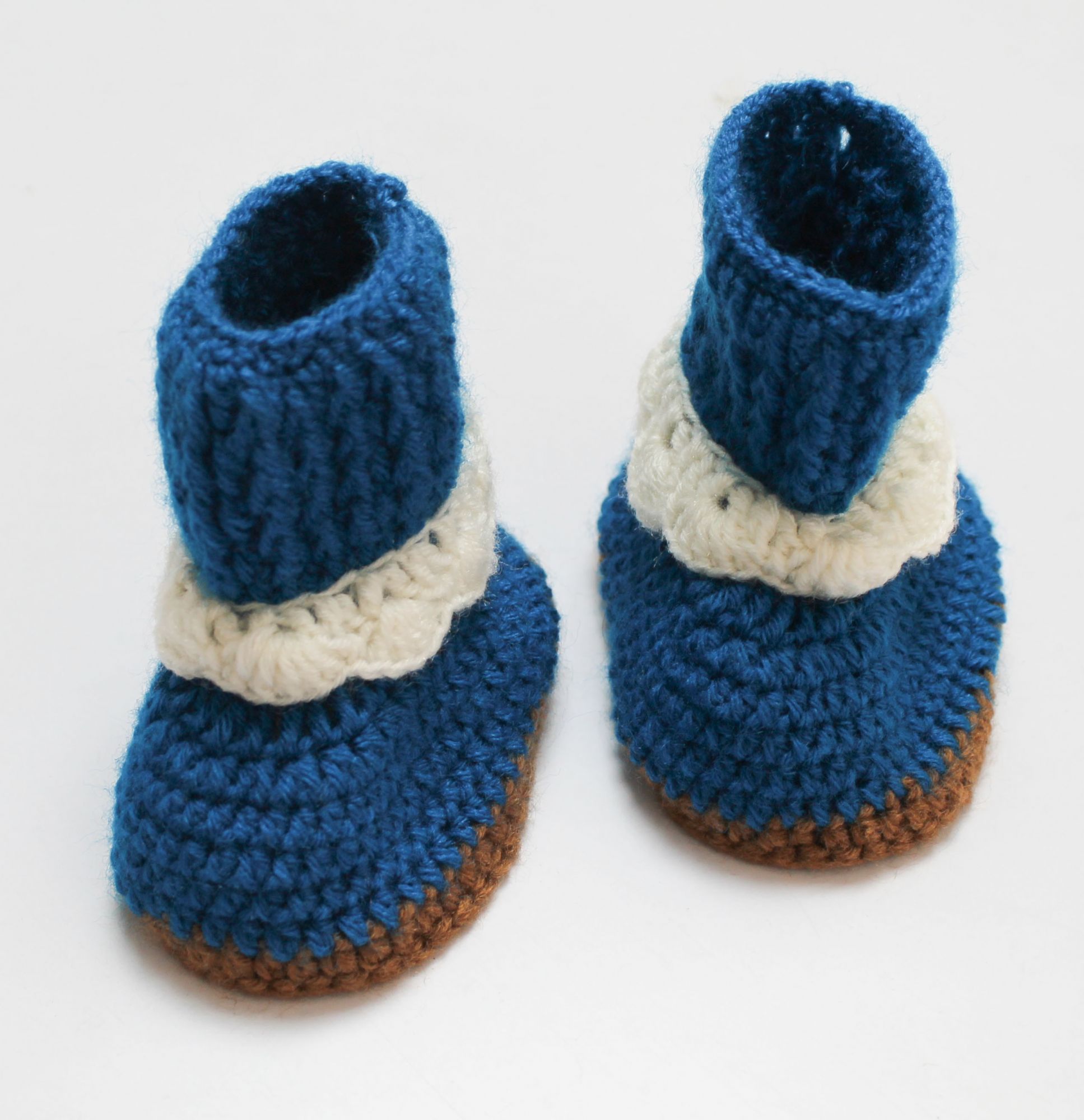 Woonie Handmade Booties - Blue