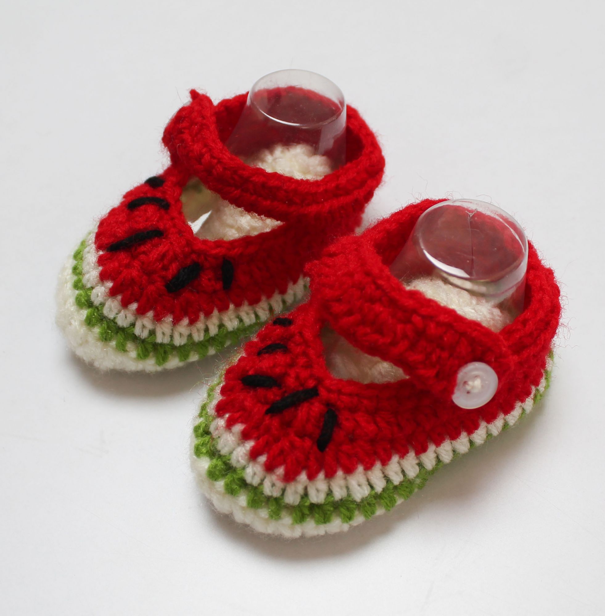 Woonie Handmade Booties - Red