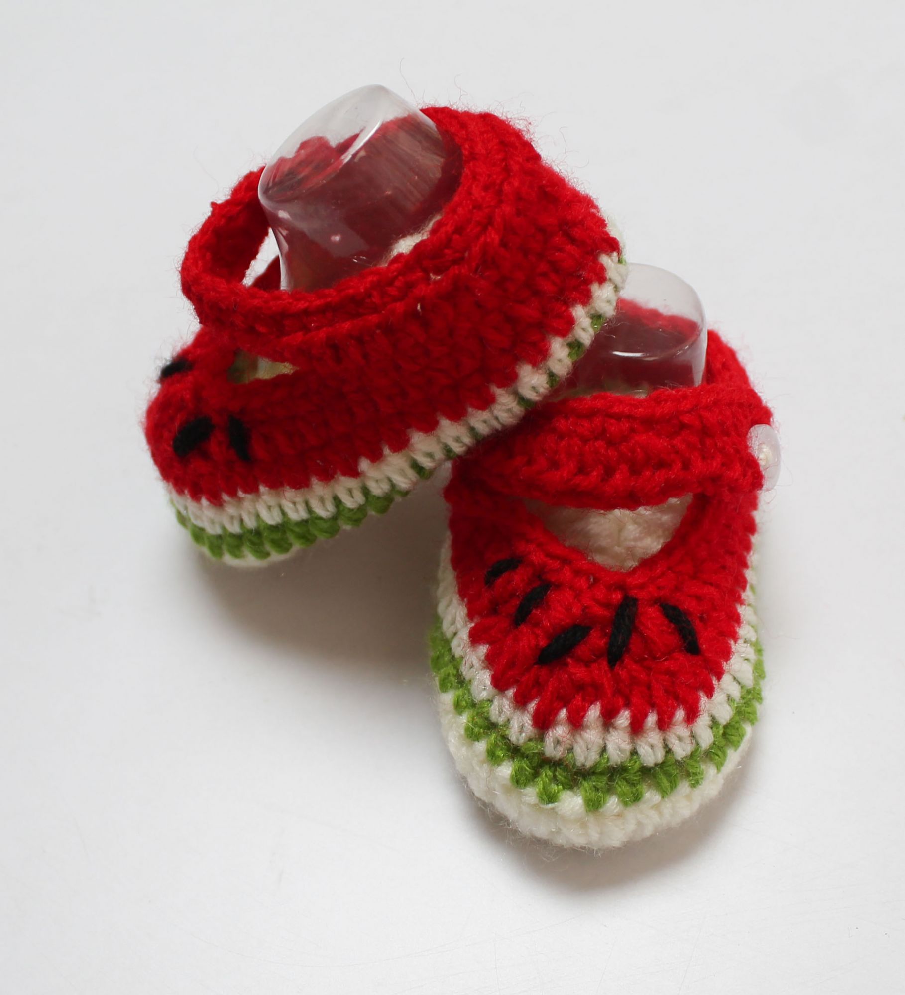 Woonie Handmade Booties - Red