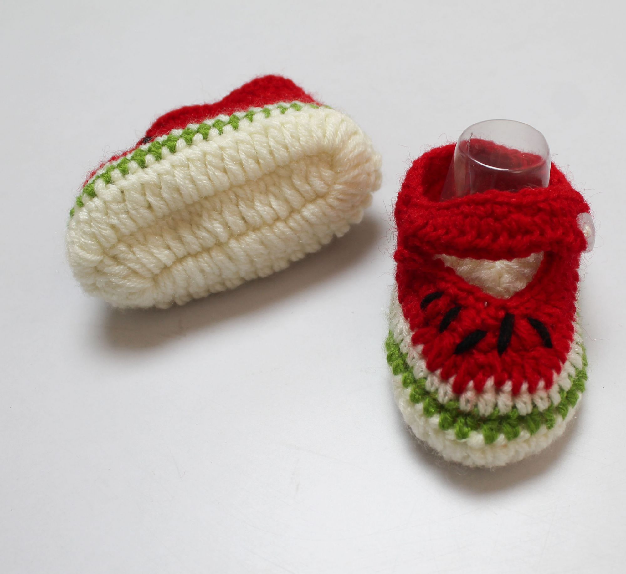 Woonie Handmade Booties - Red