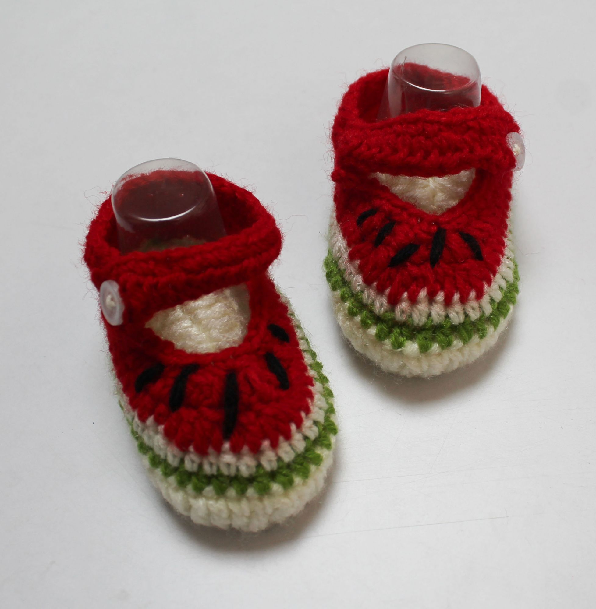 Woonie Handmade Booties - Red