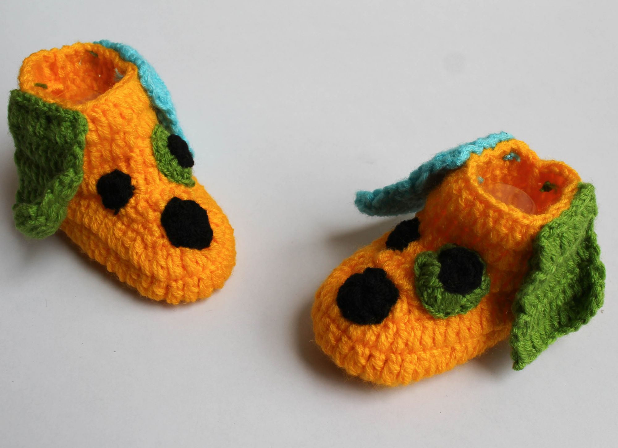 Woonie Handmade Dog Design Booties-Yellow