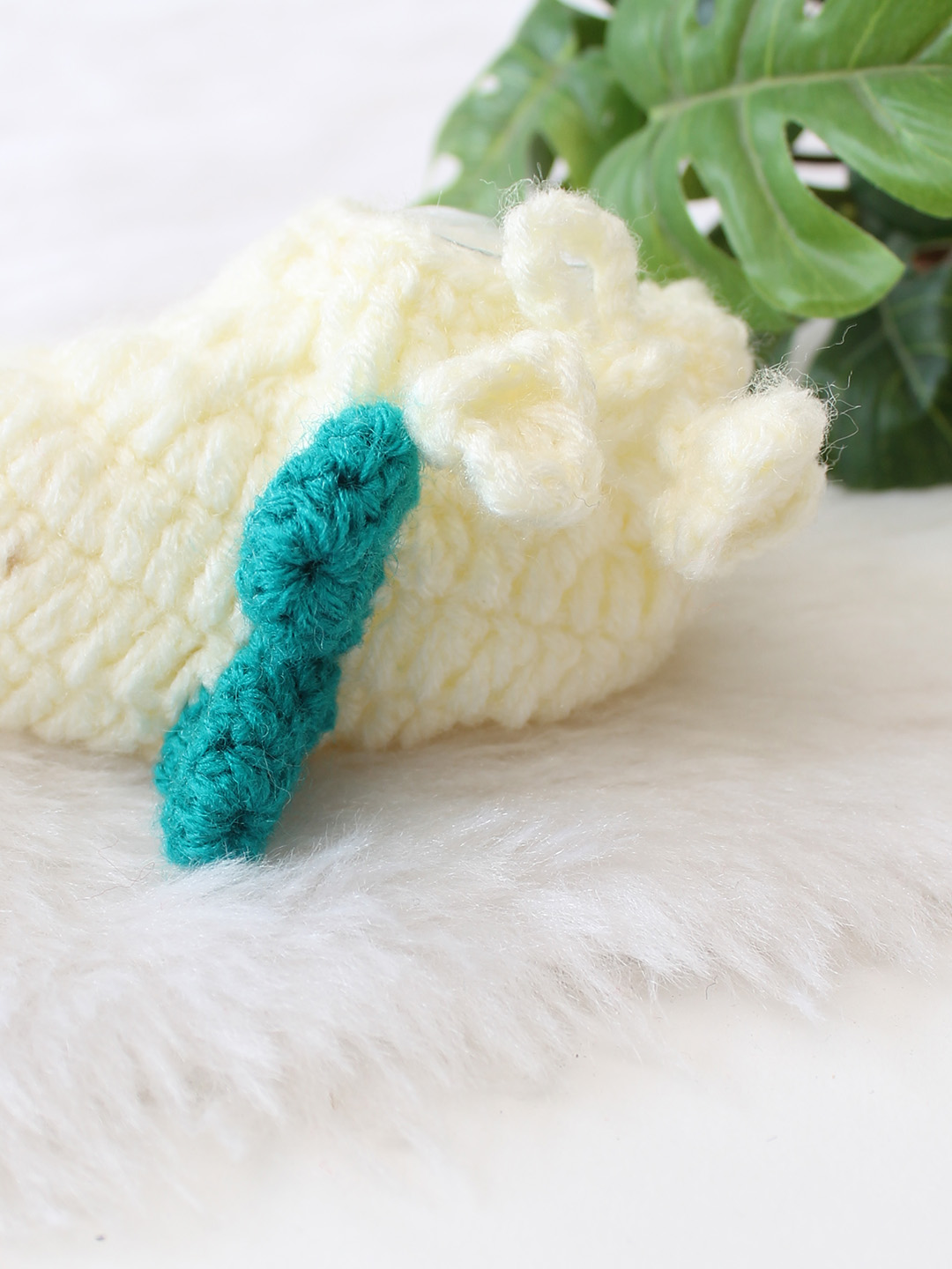 Woonie Handmade Booties - Cream