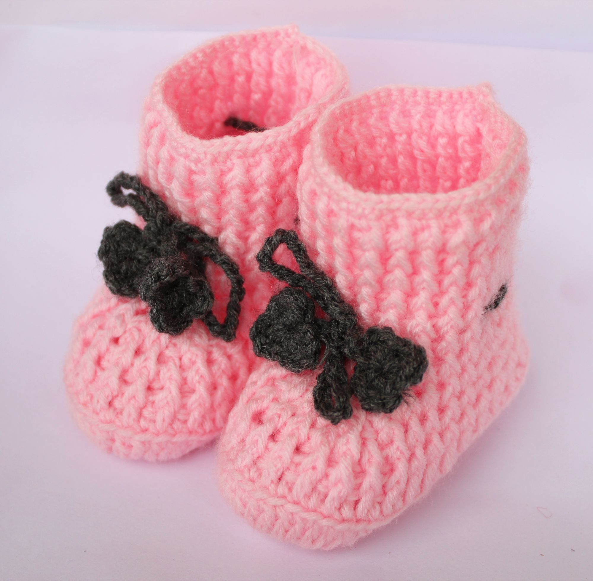Woonie Pink Woolen Boots