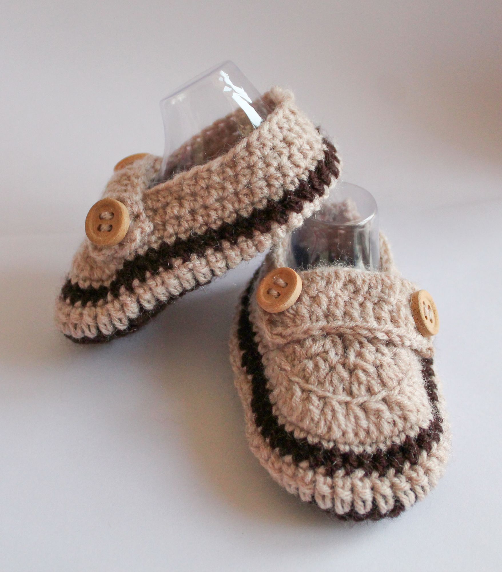 Woonie Brown Woolen Booties