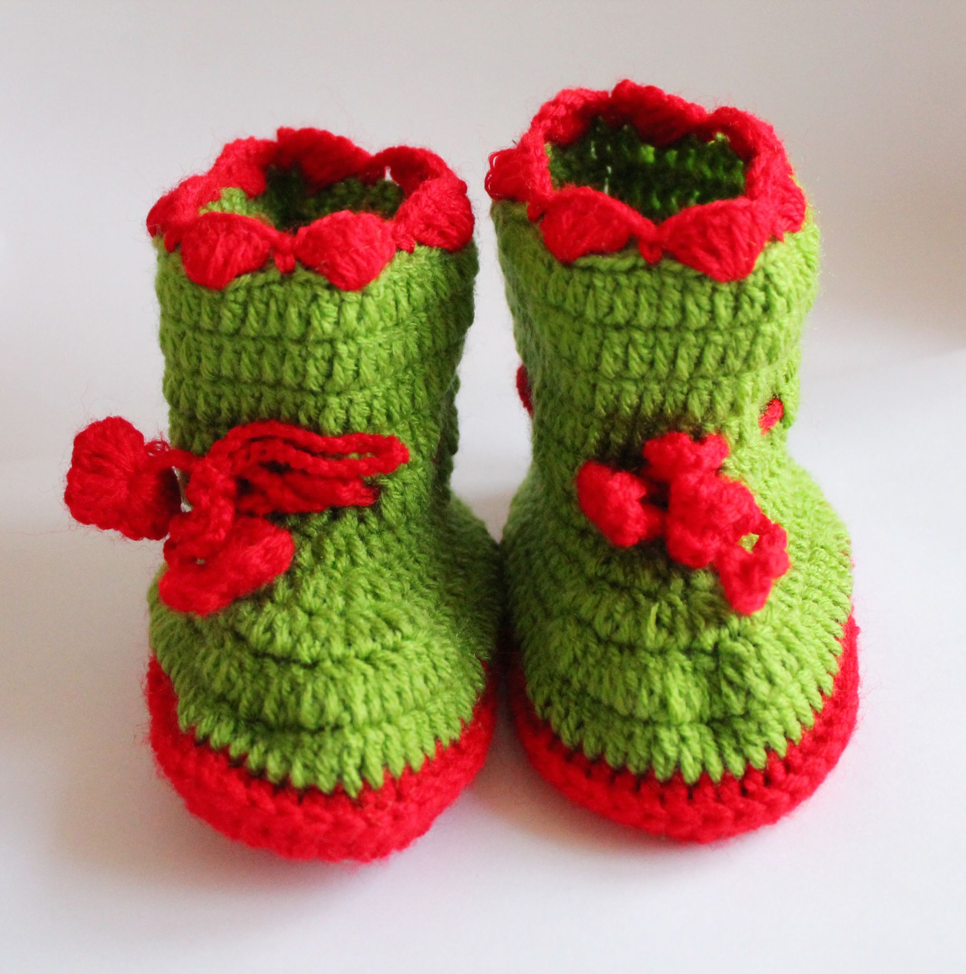 Woonie Green Woolen Boots