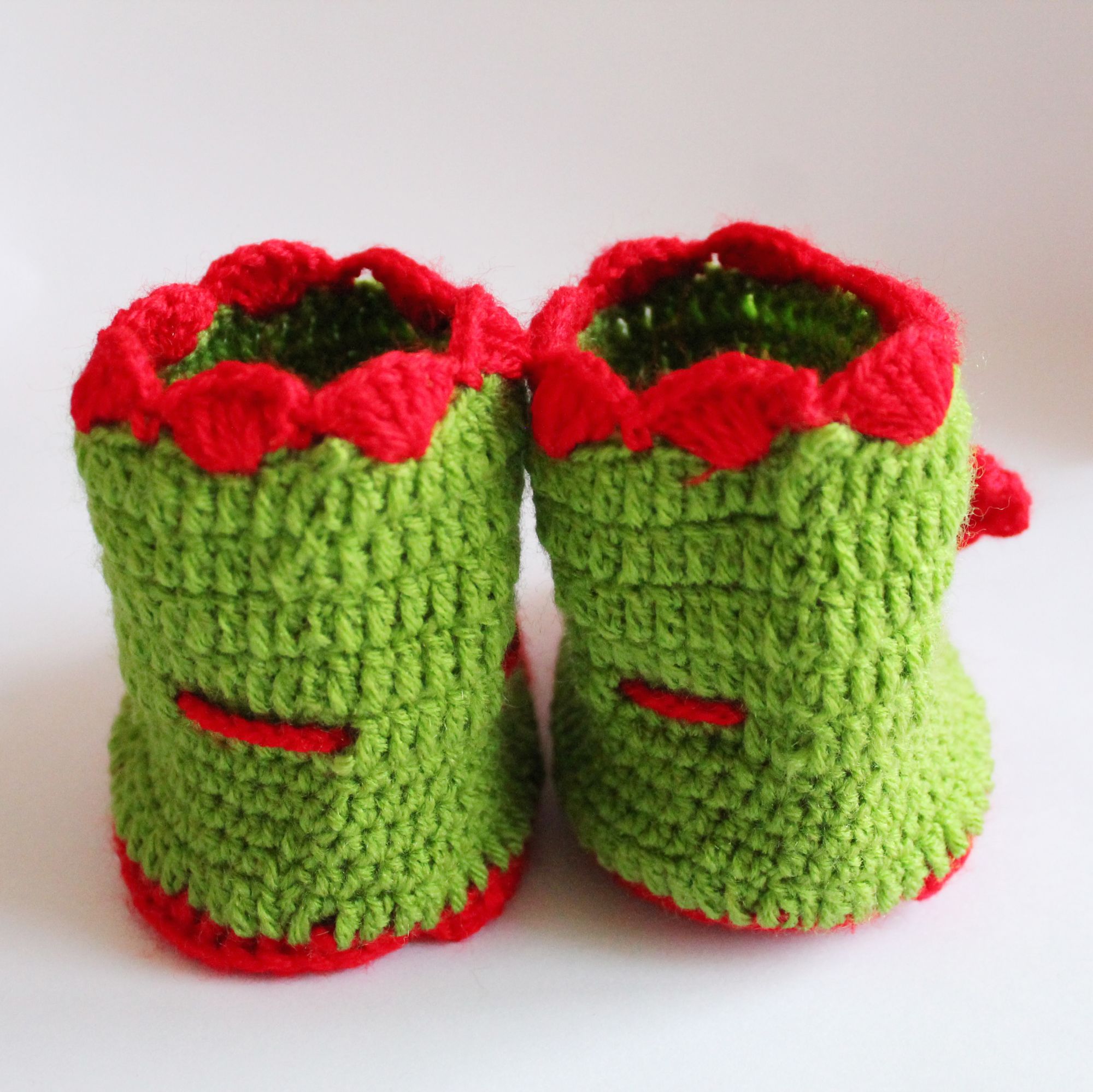 Woonie Green Woolen Boots