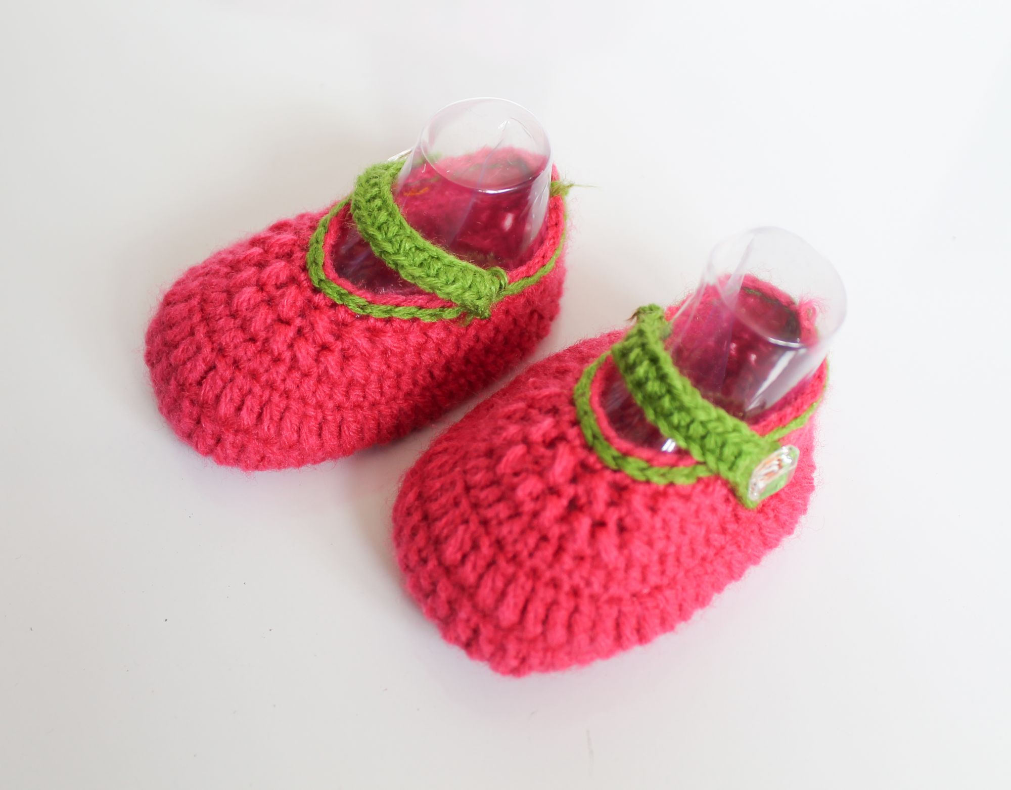 Woonie Handmade Pink Booties