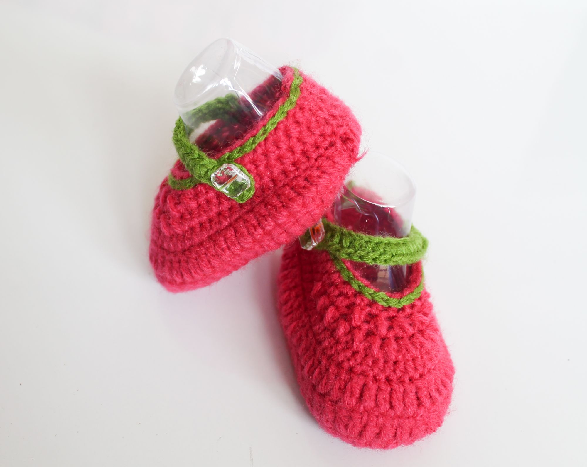 Woonie Handmade Pink Booties