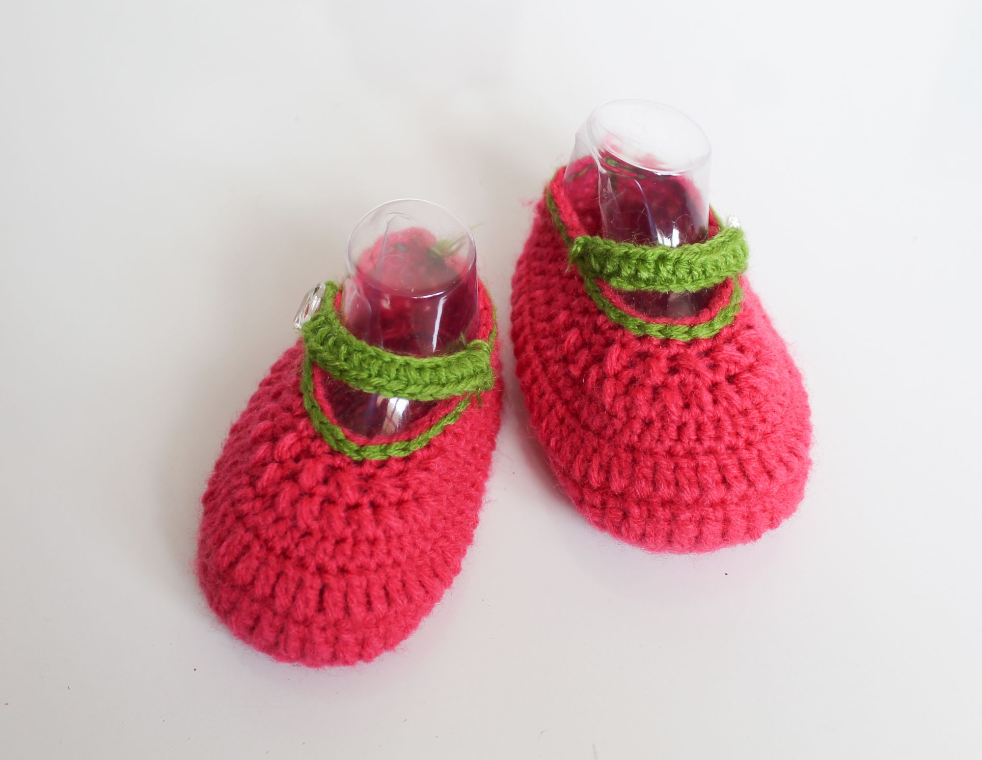 Woonie Handmade Pink Booties