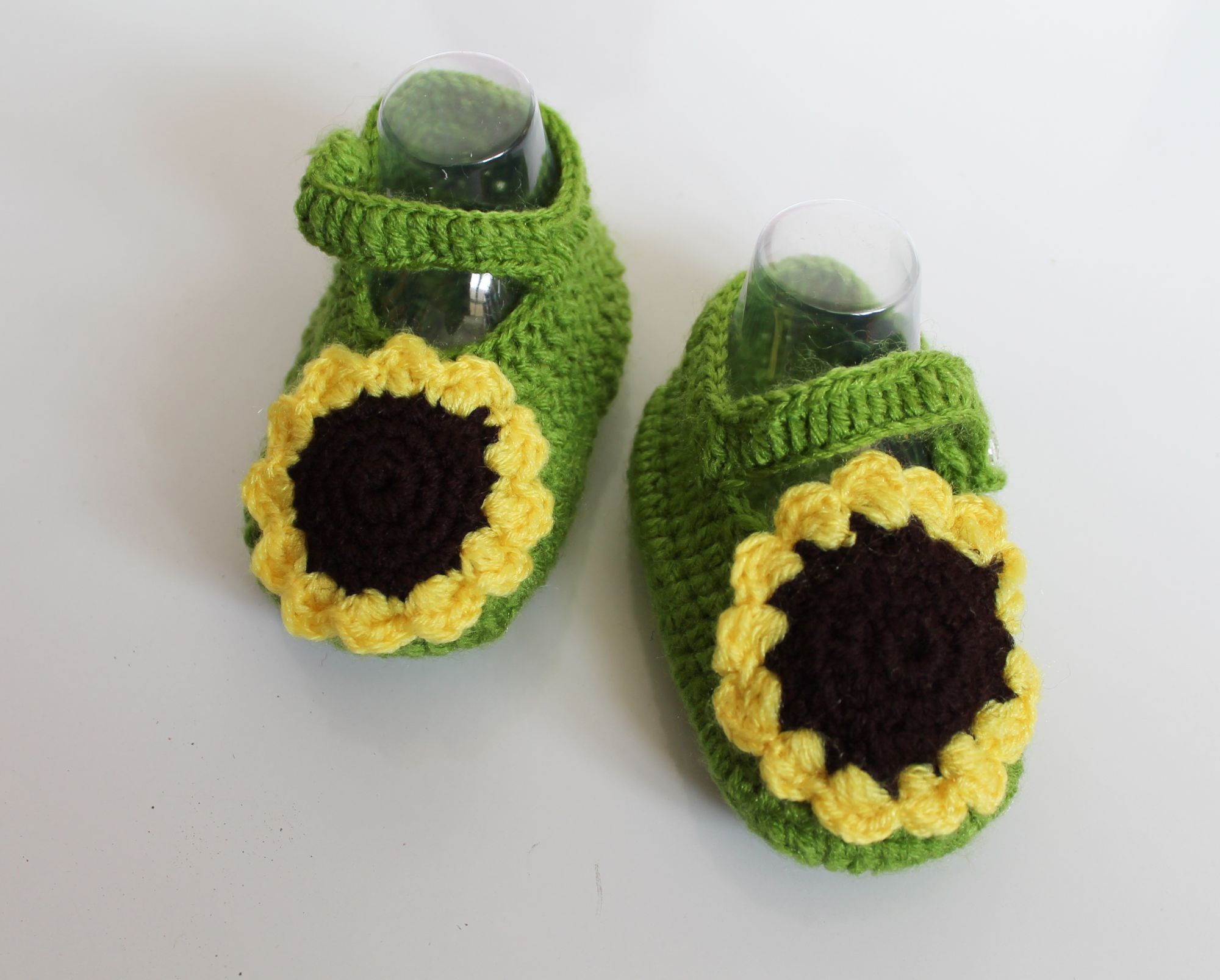Woonie Handmade Sunflower Booties