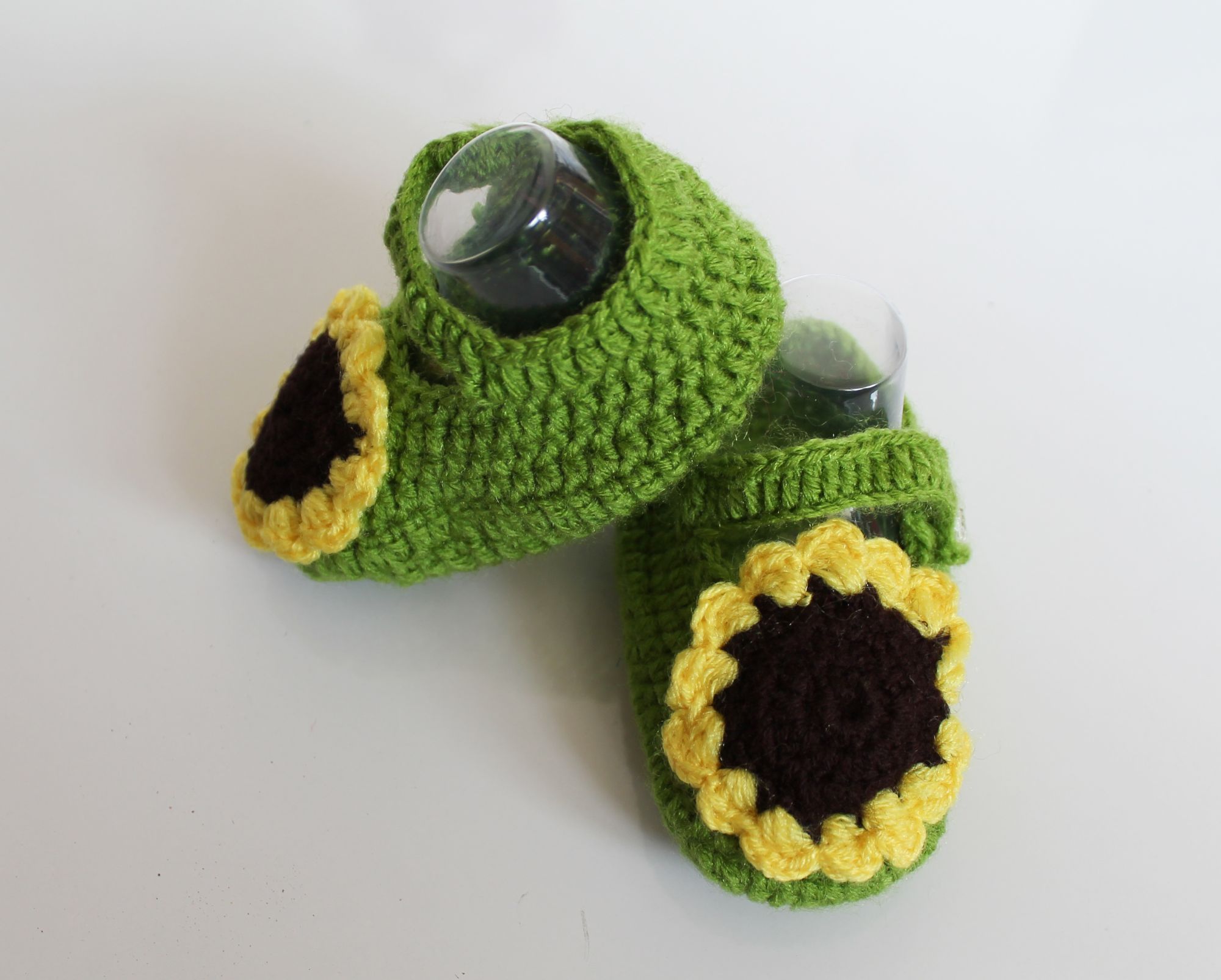 Woonie Handmade Sunflower Booties
