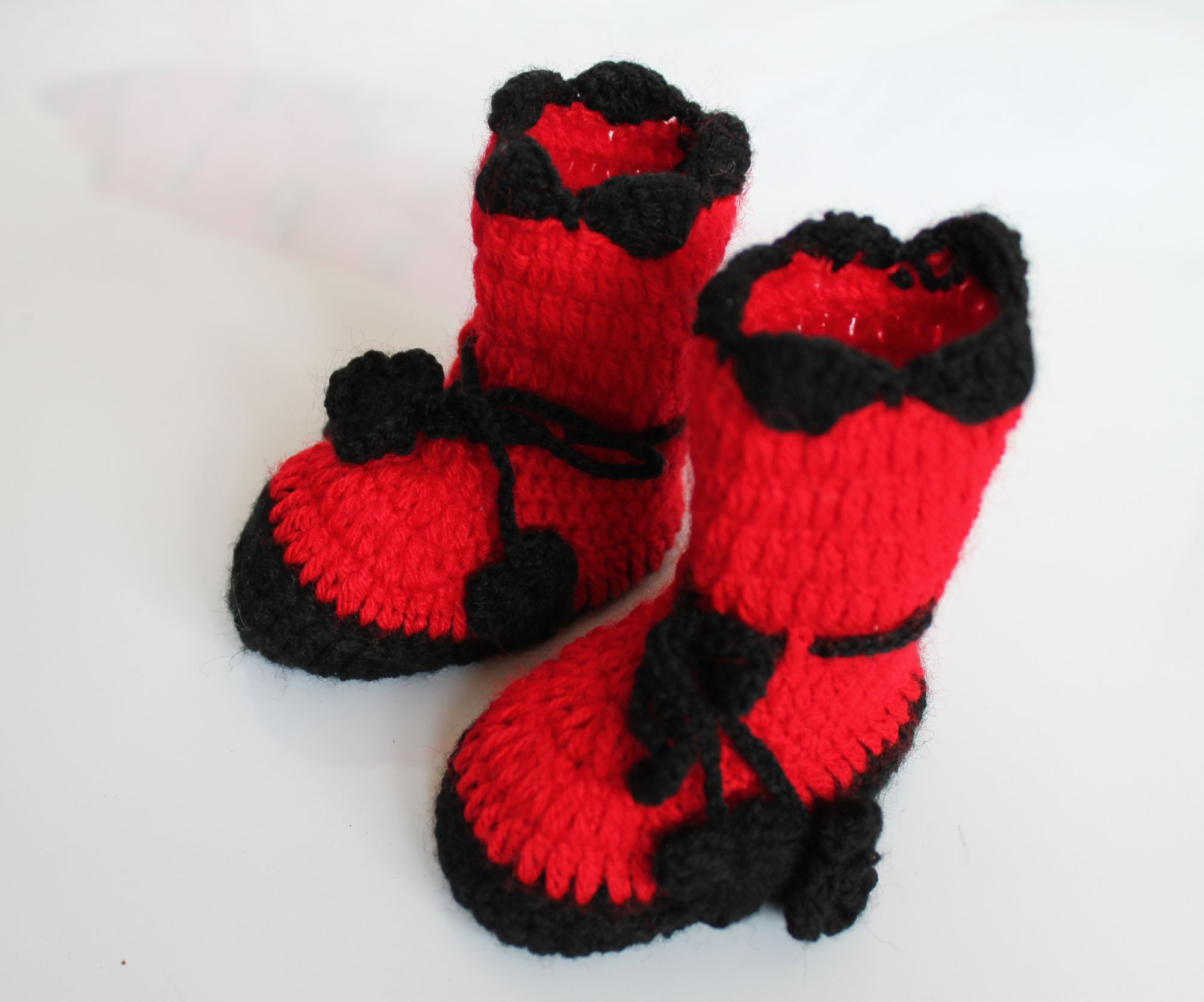 Woonie Handmade Red Boots