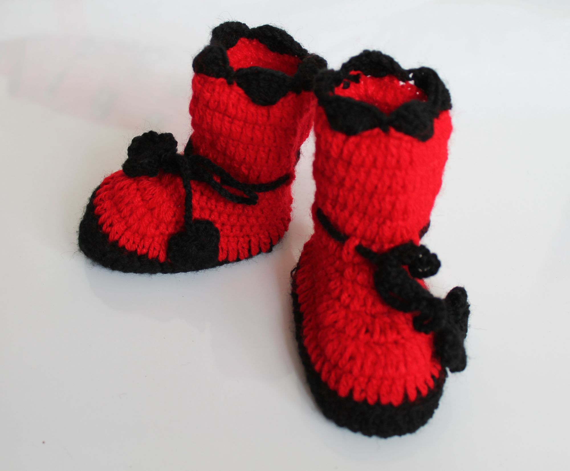 Woonie Handmade Red Boots