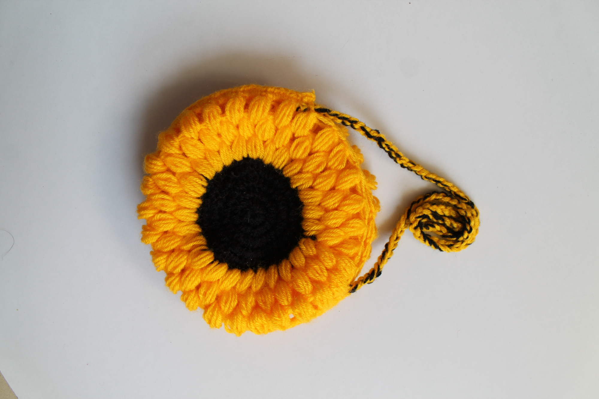 Woonie Handmade Sunflower Sling Bag - Yellow - Orange