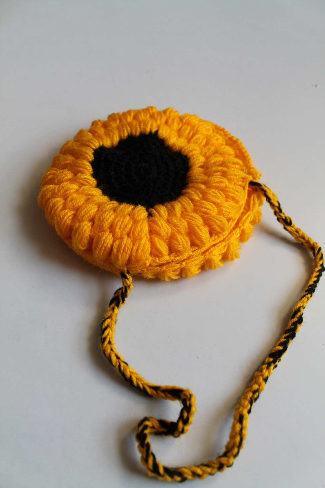 Woonie Handmade Sunflower Sling Bag - Yellow - Orange