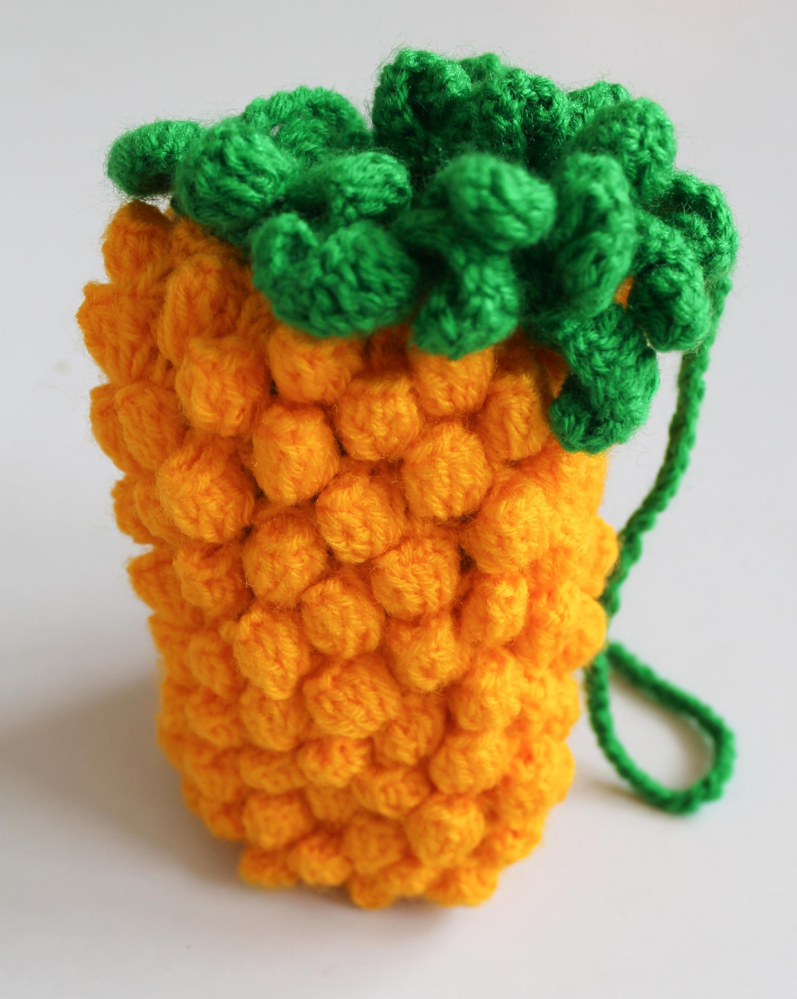 Woonie Handmade Pineapple Sling Bag - Yellow