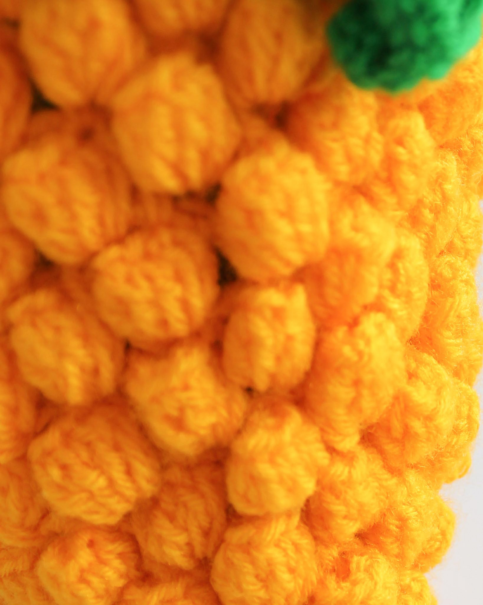 Woonie Handmade Pineapple Sling Bag - Yellow